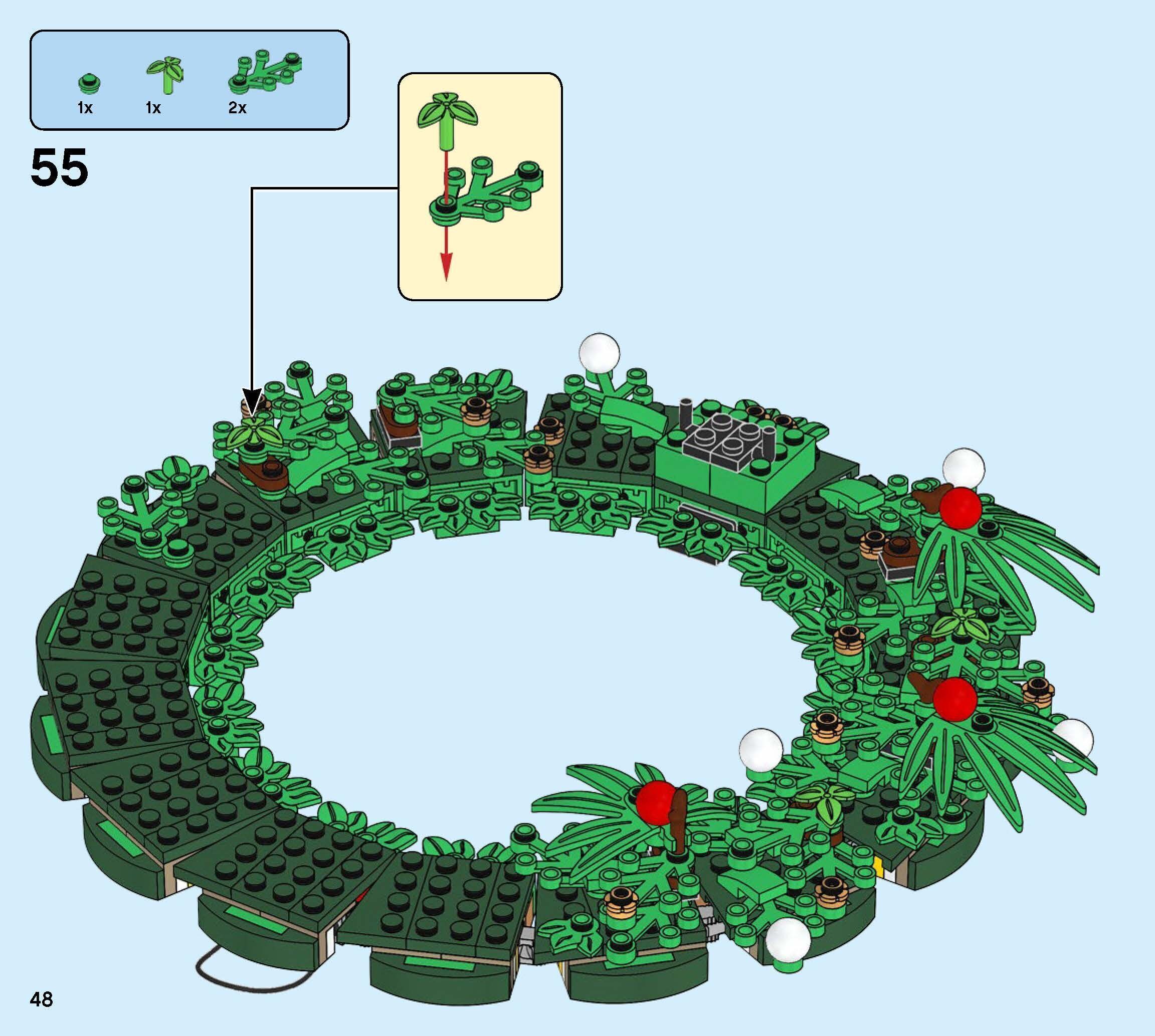TwindBricks3D - 40426 Christmas Wreath 2-in-1 3D print model_46
