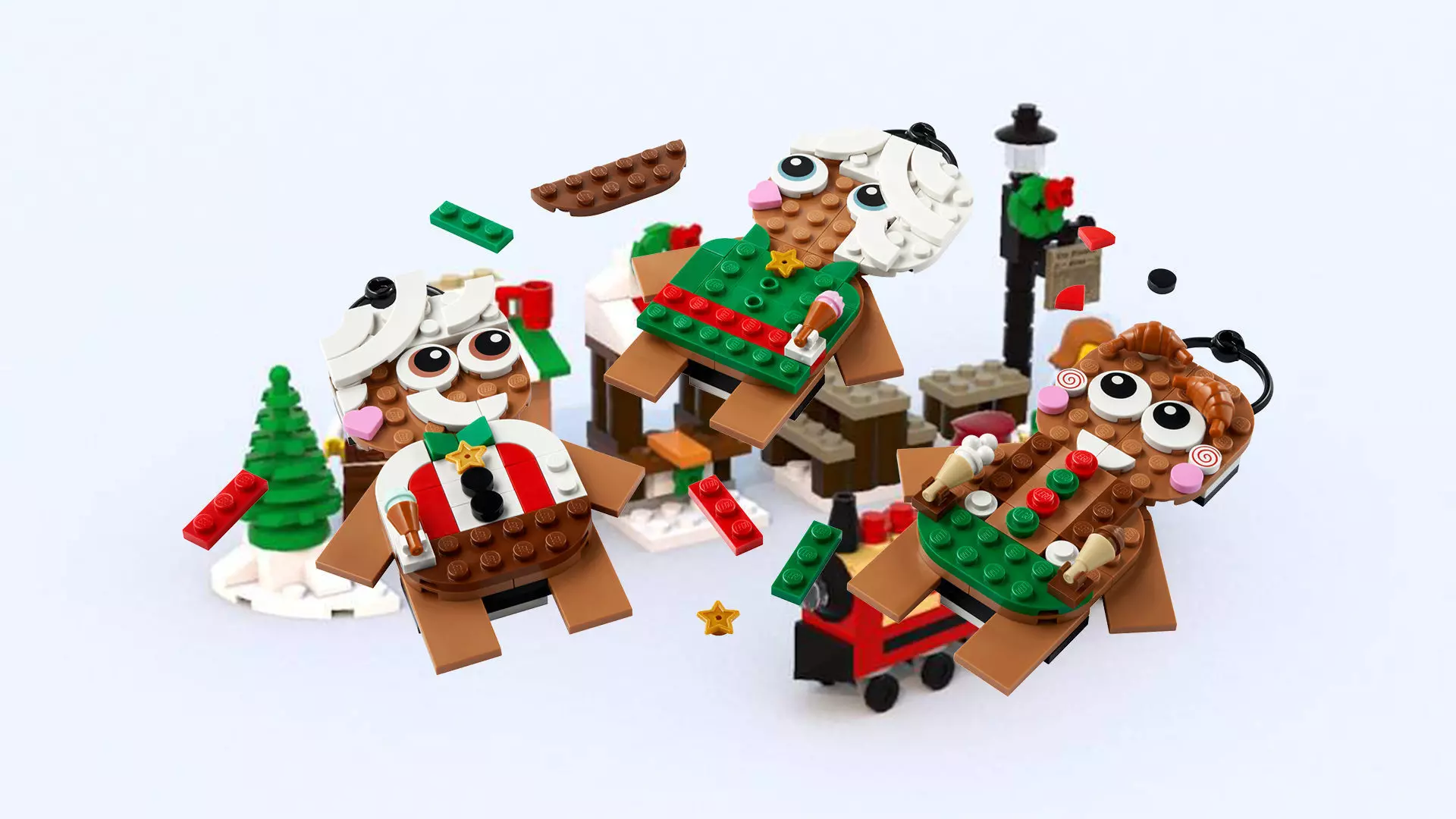 TwindBricks3D - 40642 Gingerbread Ornaments 3D print model_0