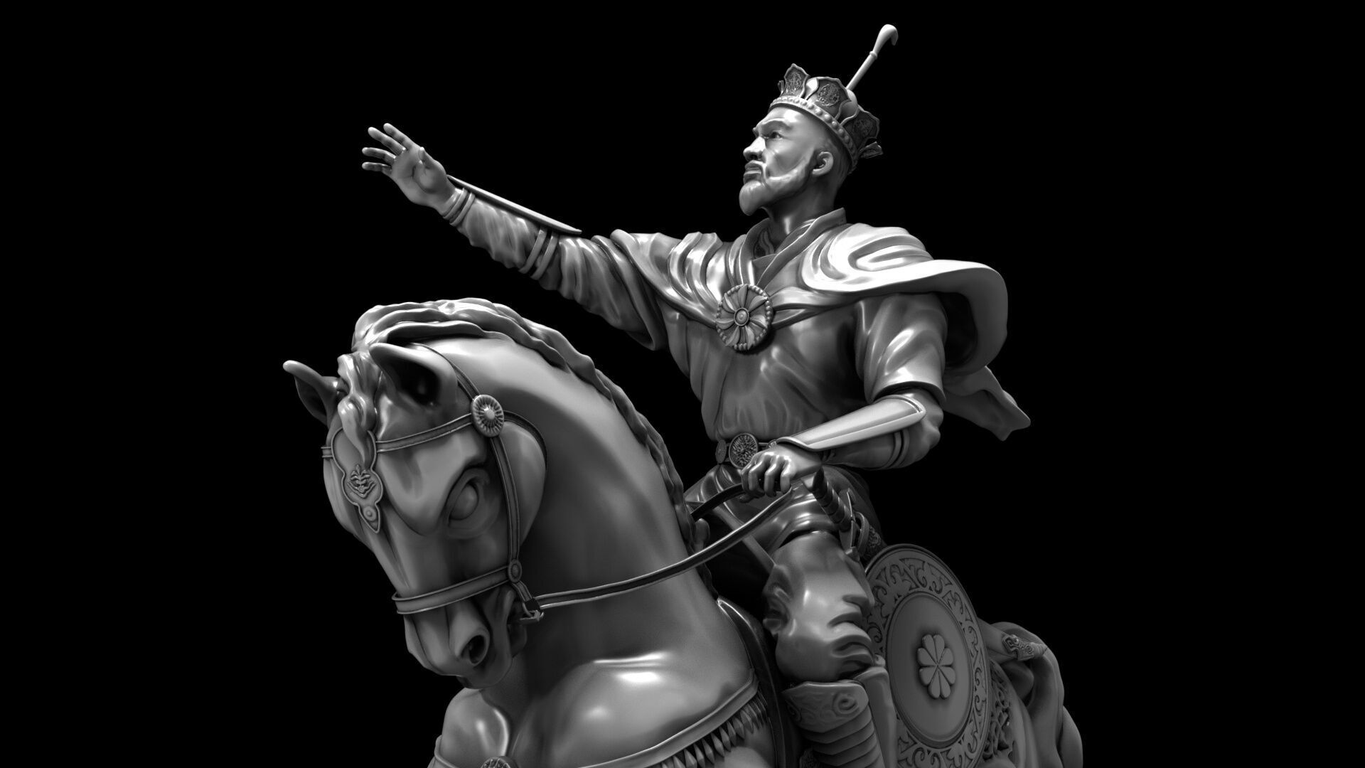 Amir Timur - Emir Timur - Tamerlane 3D model_19
