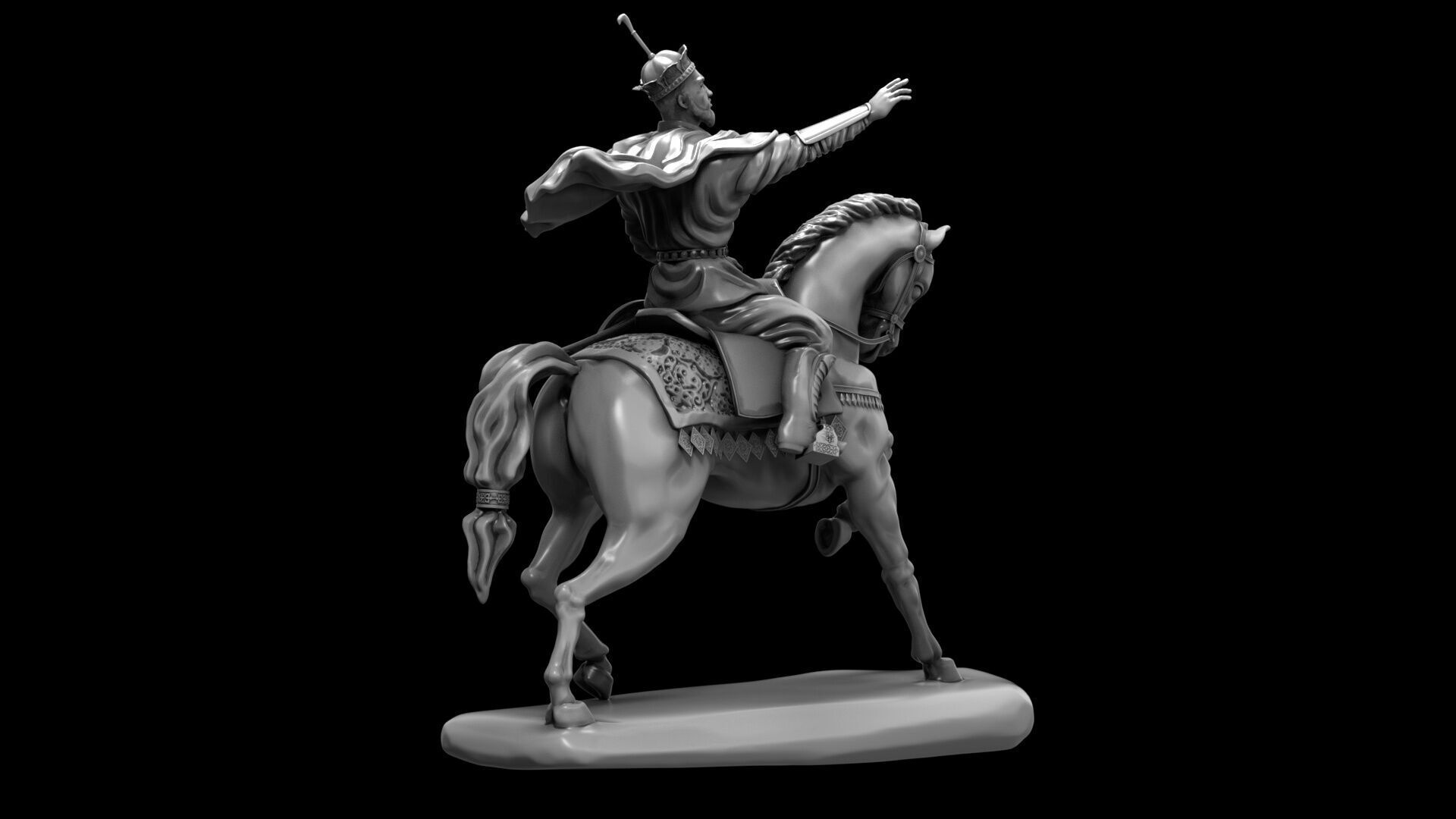 Amir Timur - Emir Timur - Tamerlane 3D model_9