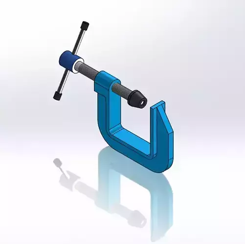 C-Clamp 3D Model 3D print model 3D print model