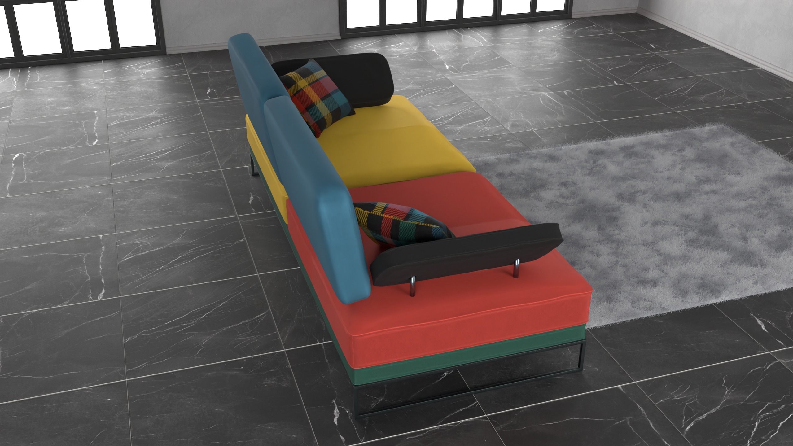 Modern Sofa 3D model_3