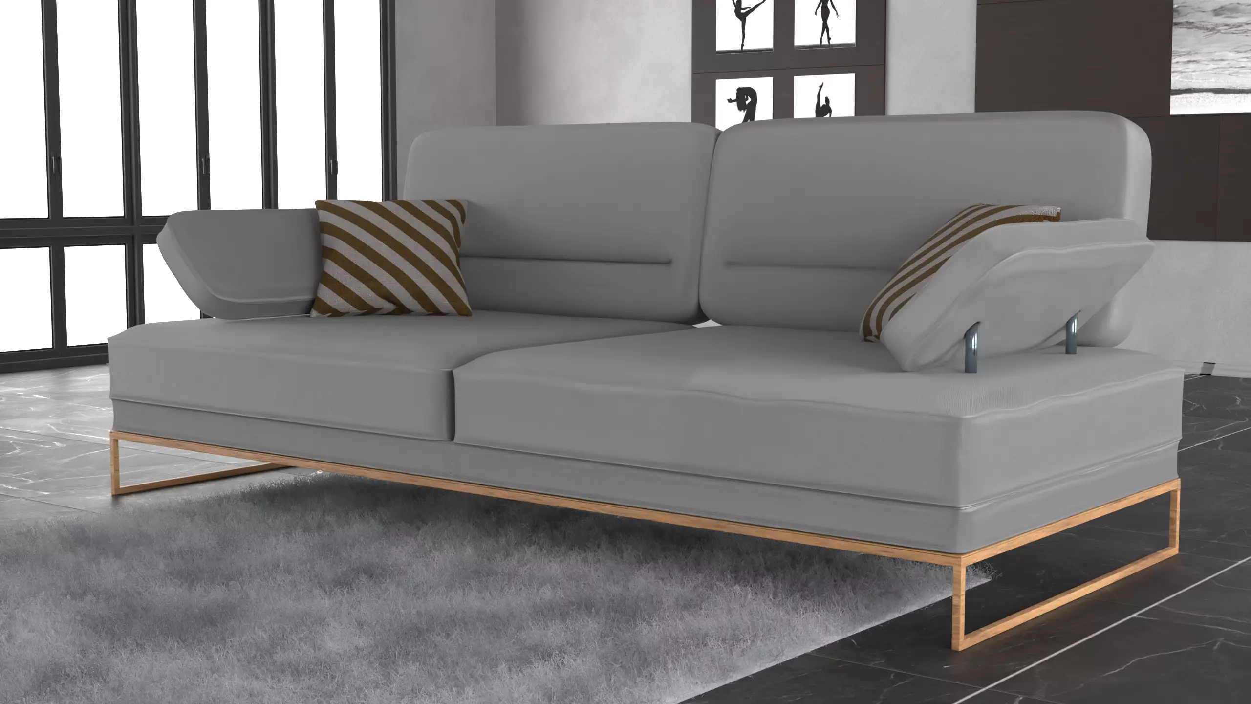 Modern Sofa 3D model_0