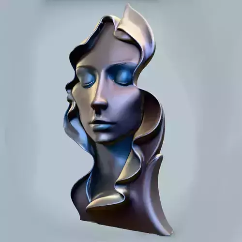 female wall ornament