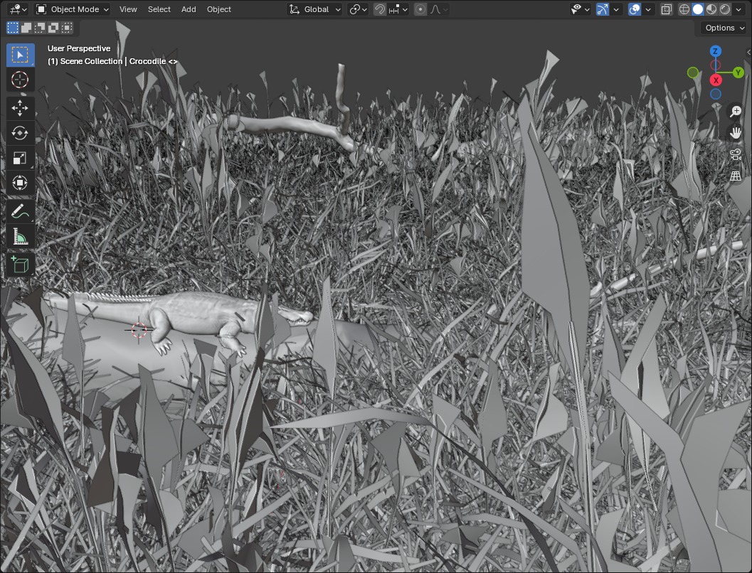 High-Quality Procedural Grass with Realistic Textures 3D model_4