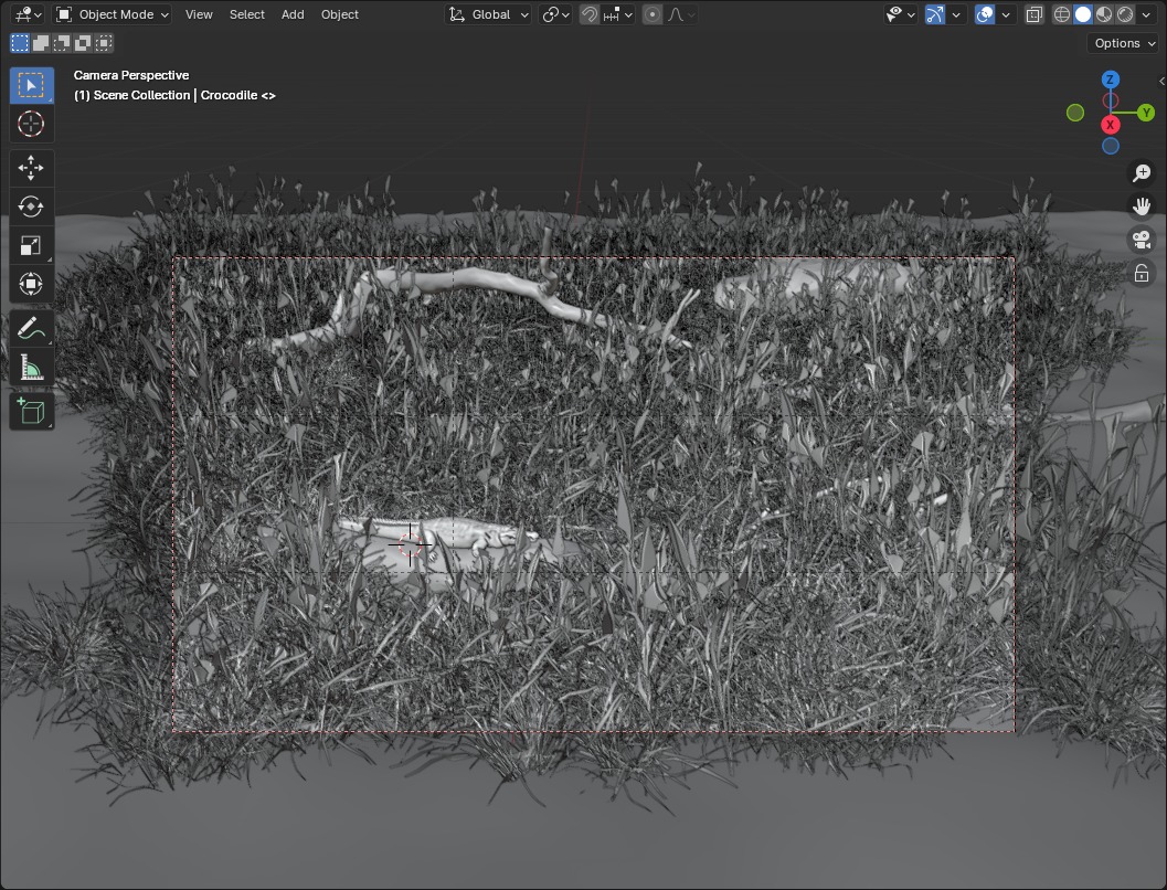High-Quality Procedural Grass with Realistic Textures 3D model_2