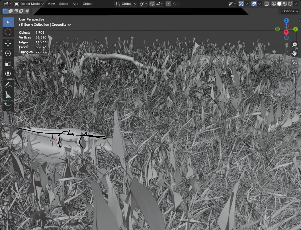 High-Quality Procedural Grass with Realistic Textures 3D model_5