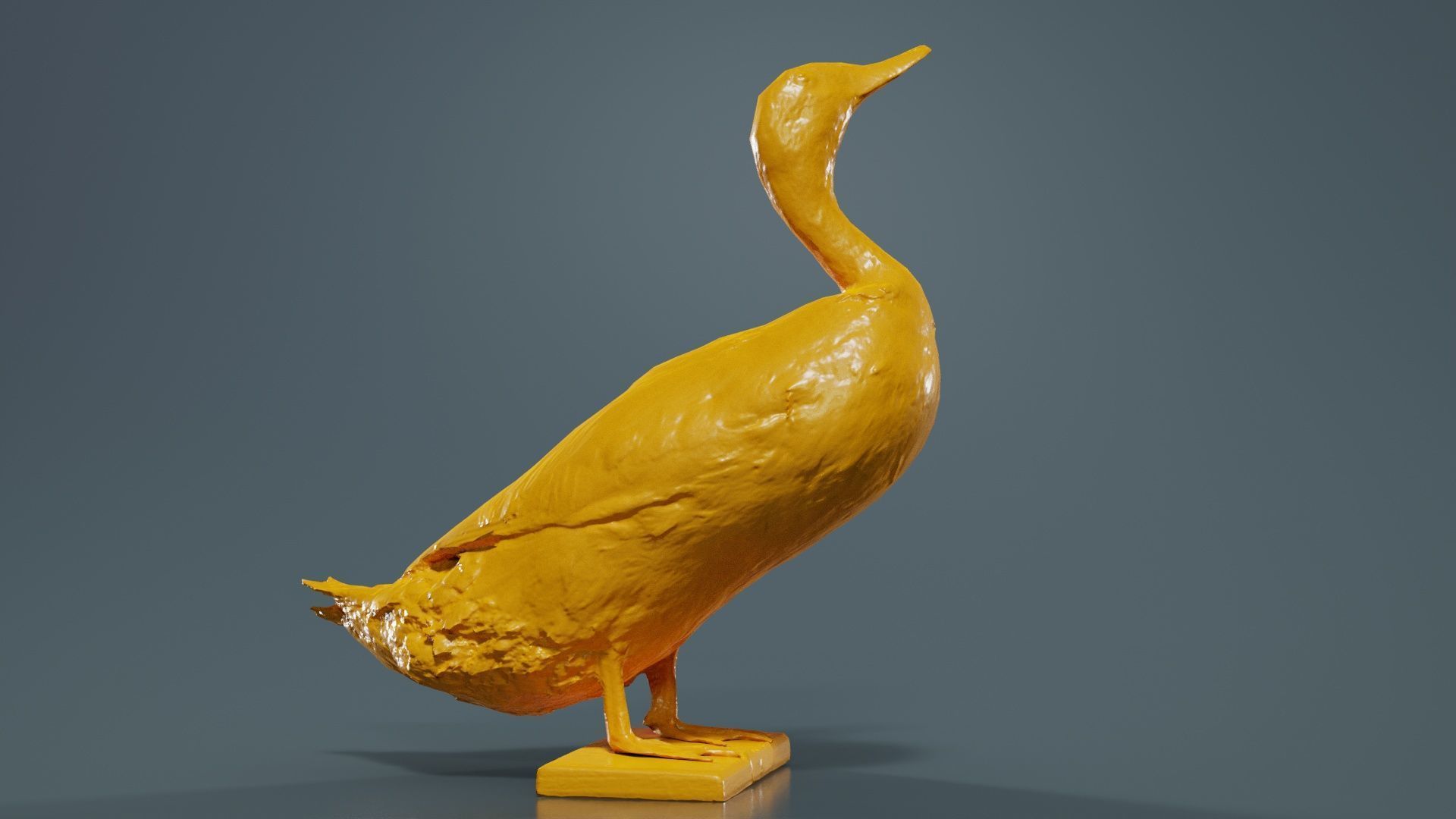 Duck Low-poly 3D model_13