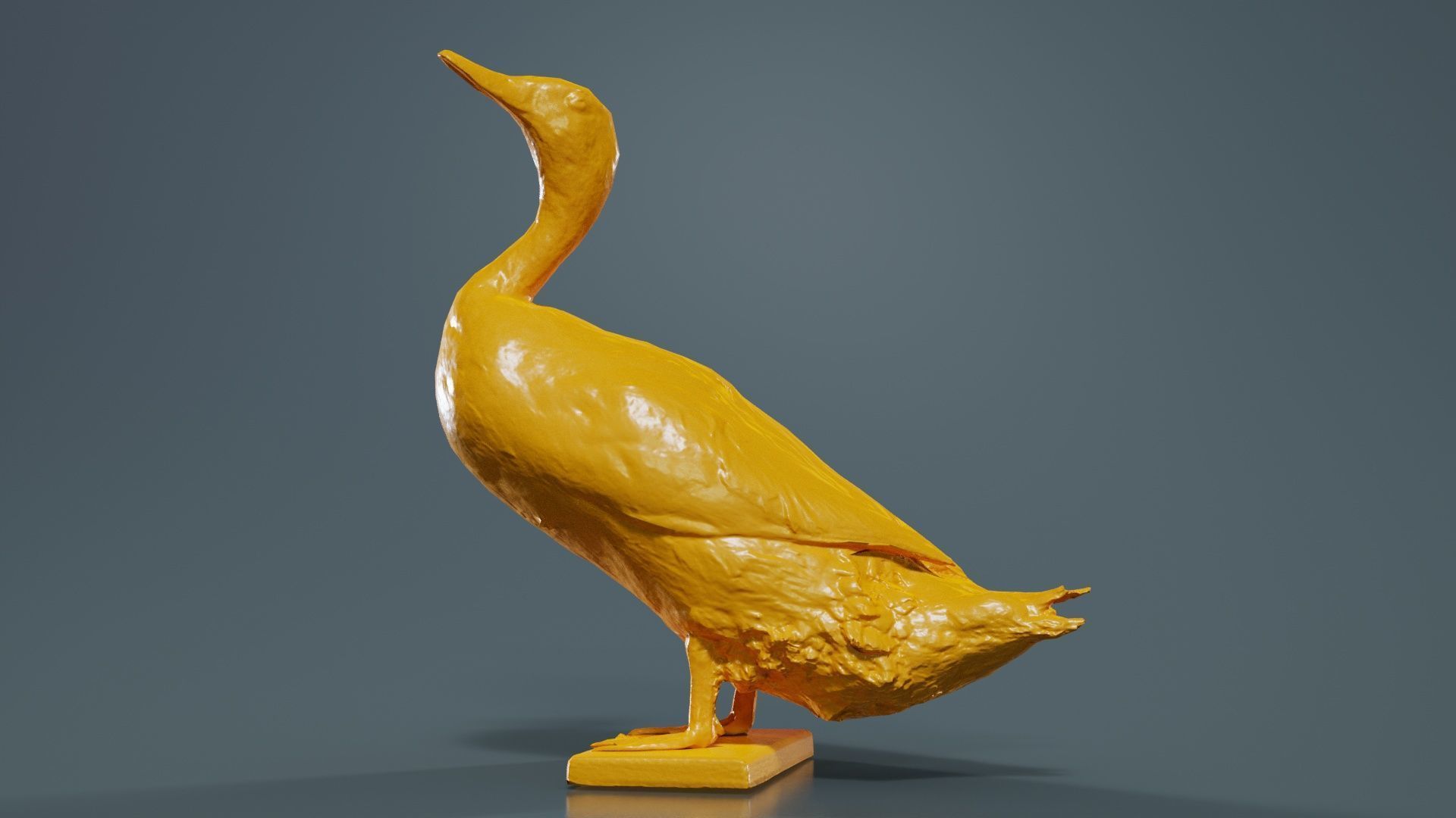 Duck Low-poly 3D model_12