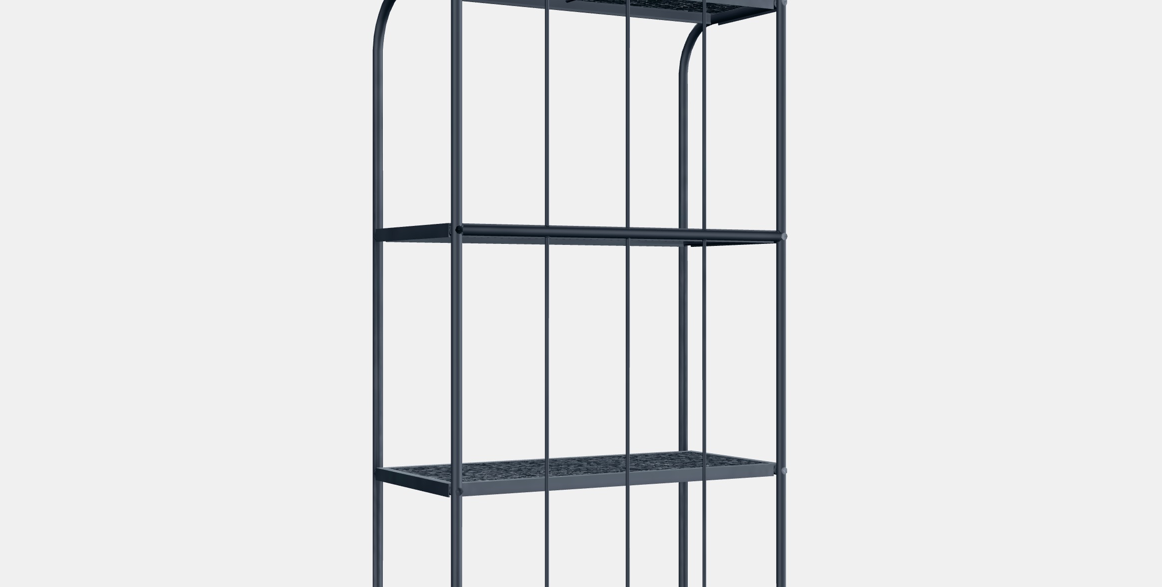 LACKO Shelving unit outdoor 1 Low-poly 3D model_3