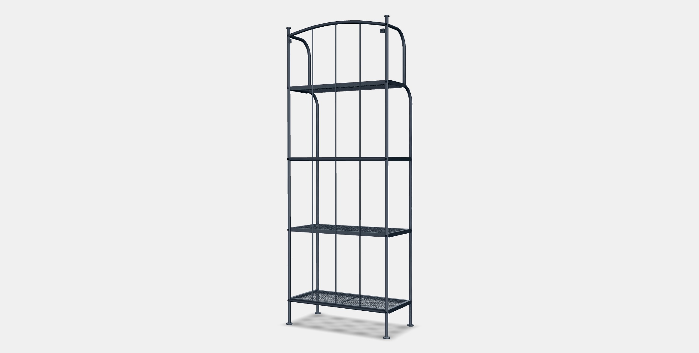 LACKO Shelving unit outdoor 1 Low-poly 3D model_4