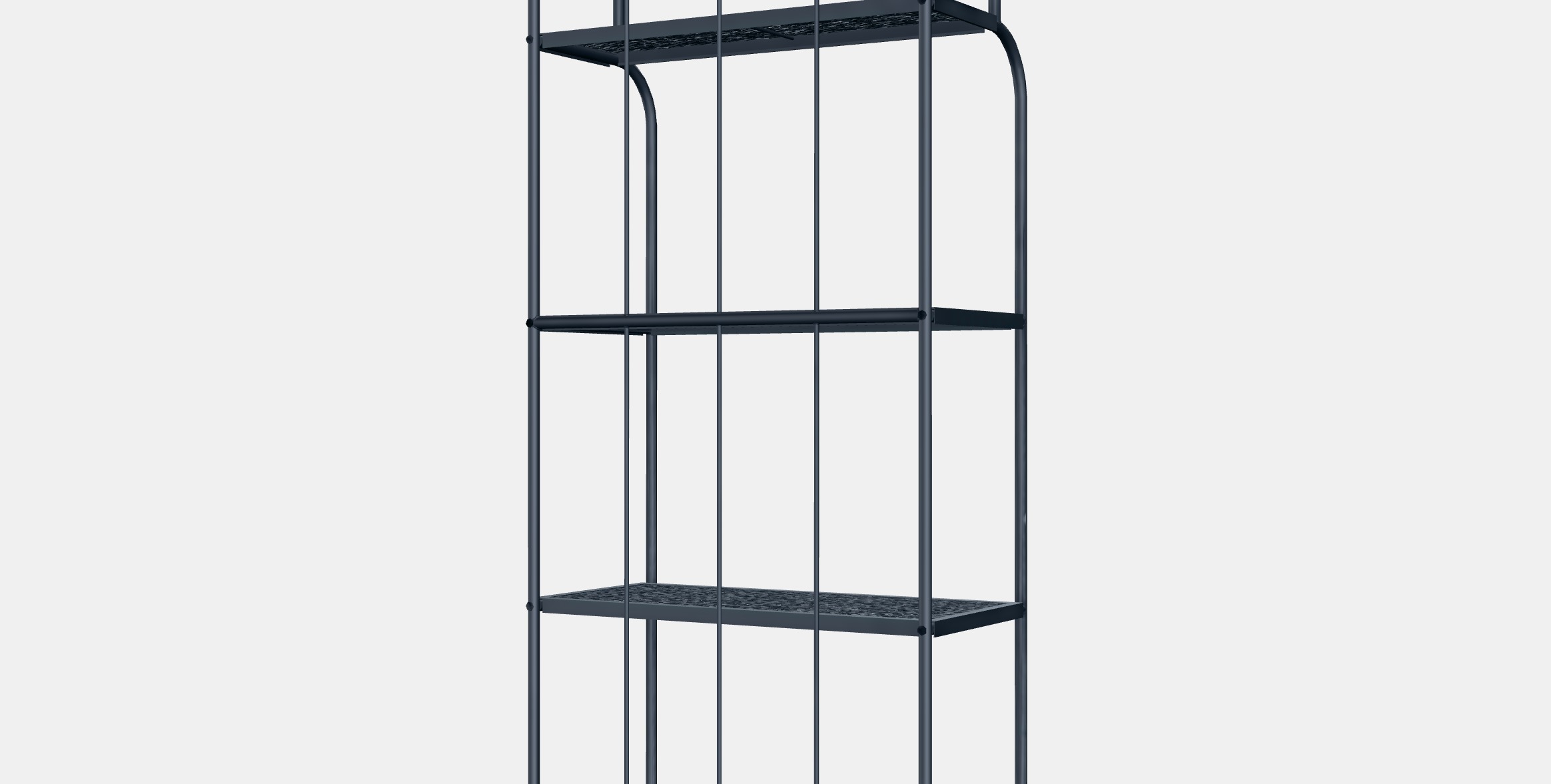 LACKO Shelving unit outdoor 1 Low-poly 3D model_5
