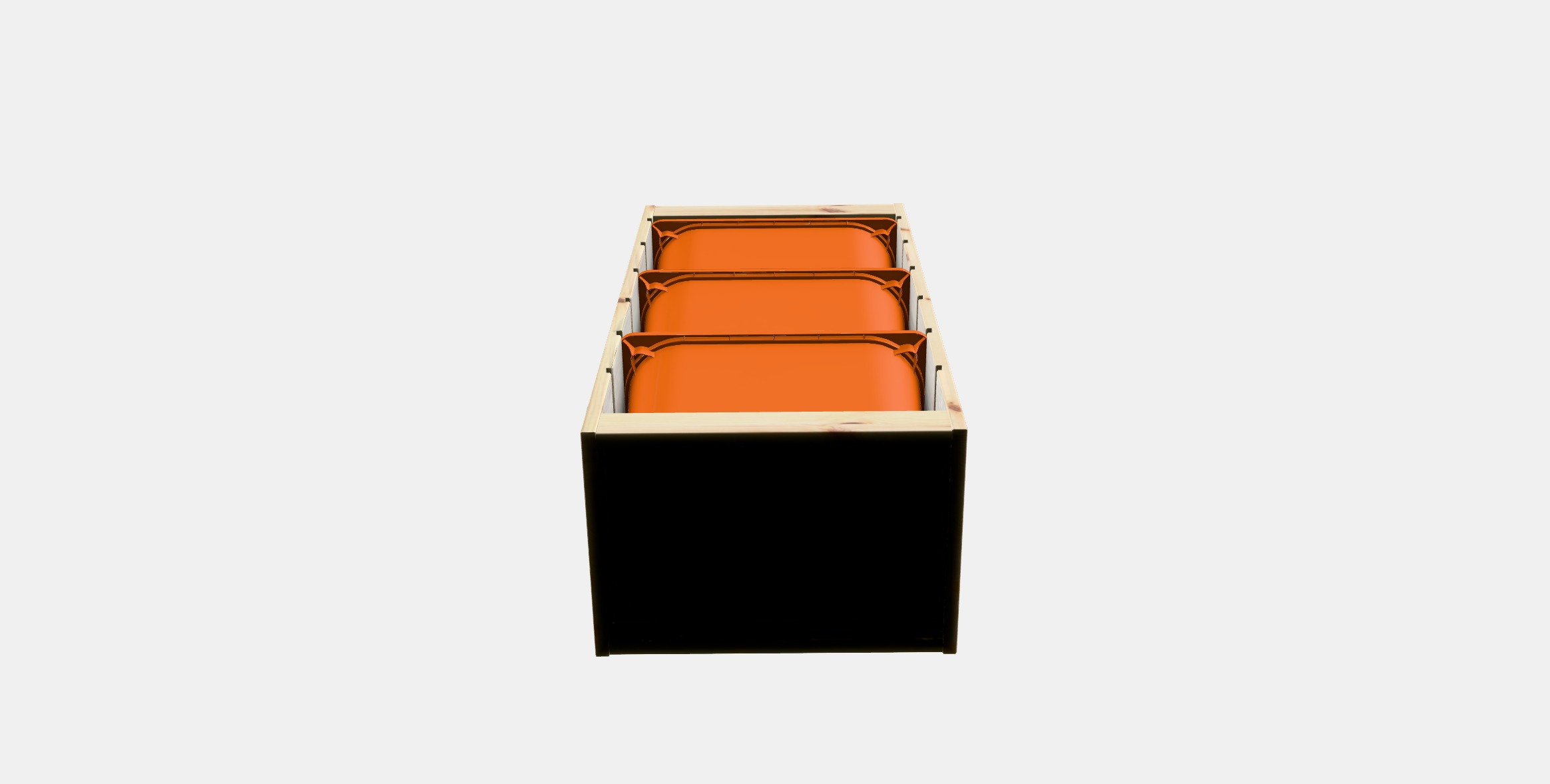 TROFAST Storage combination with boxes 42 Low-poly 3D model_6
