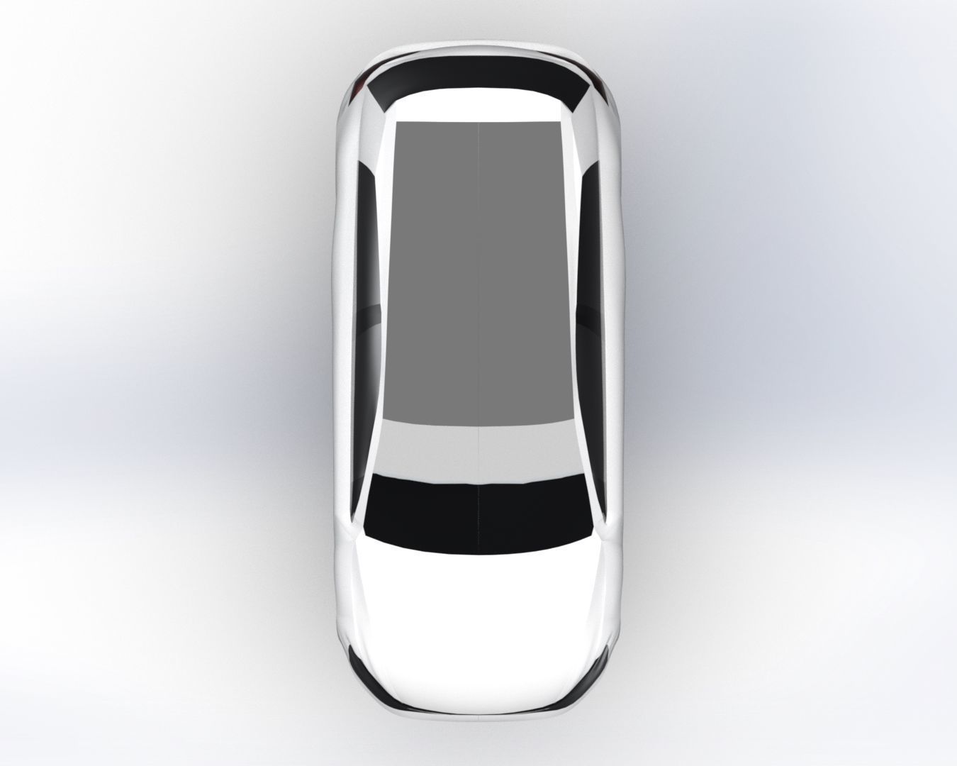 Volkswagen Golf High-Detail Surface Model 3D print model_3