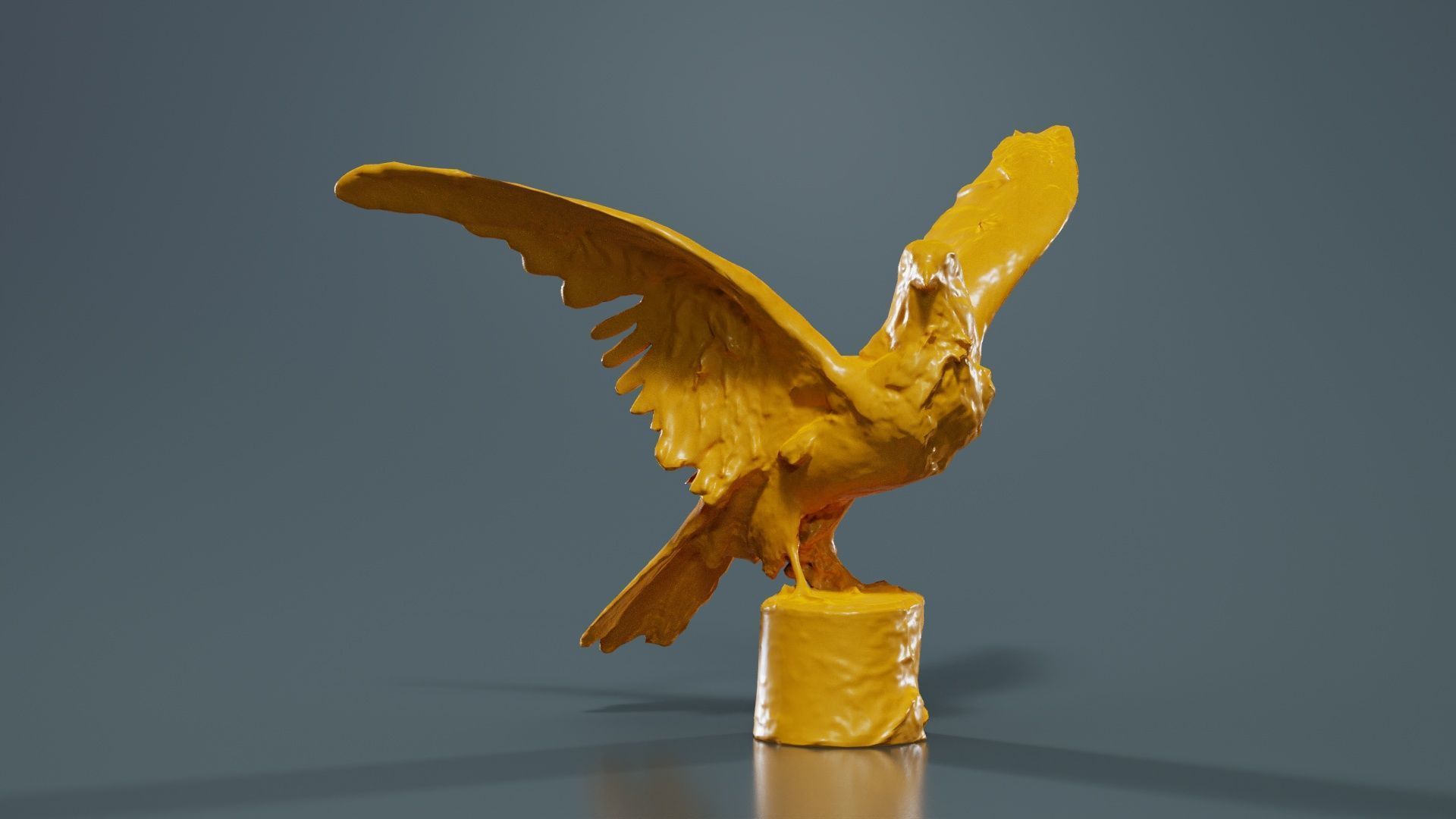 Falcon Falconinae Low-poly 3D model_12