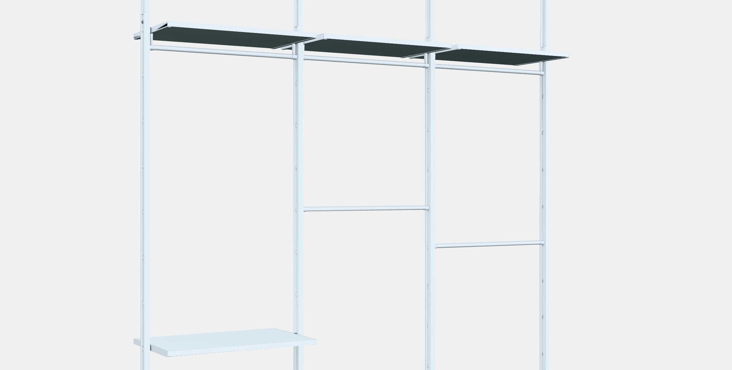 ELVARLI Wardrobe combination 18 Low-poly 3D model_2