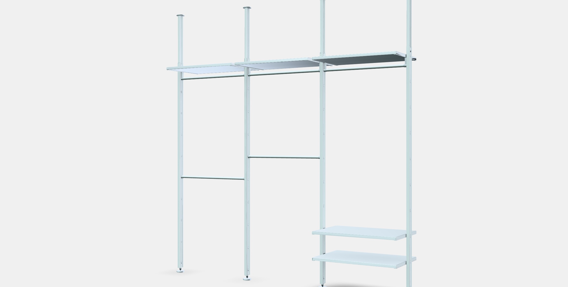 ELVARLI Wardrobe combination 18 Low-poly 3D model_12