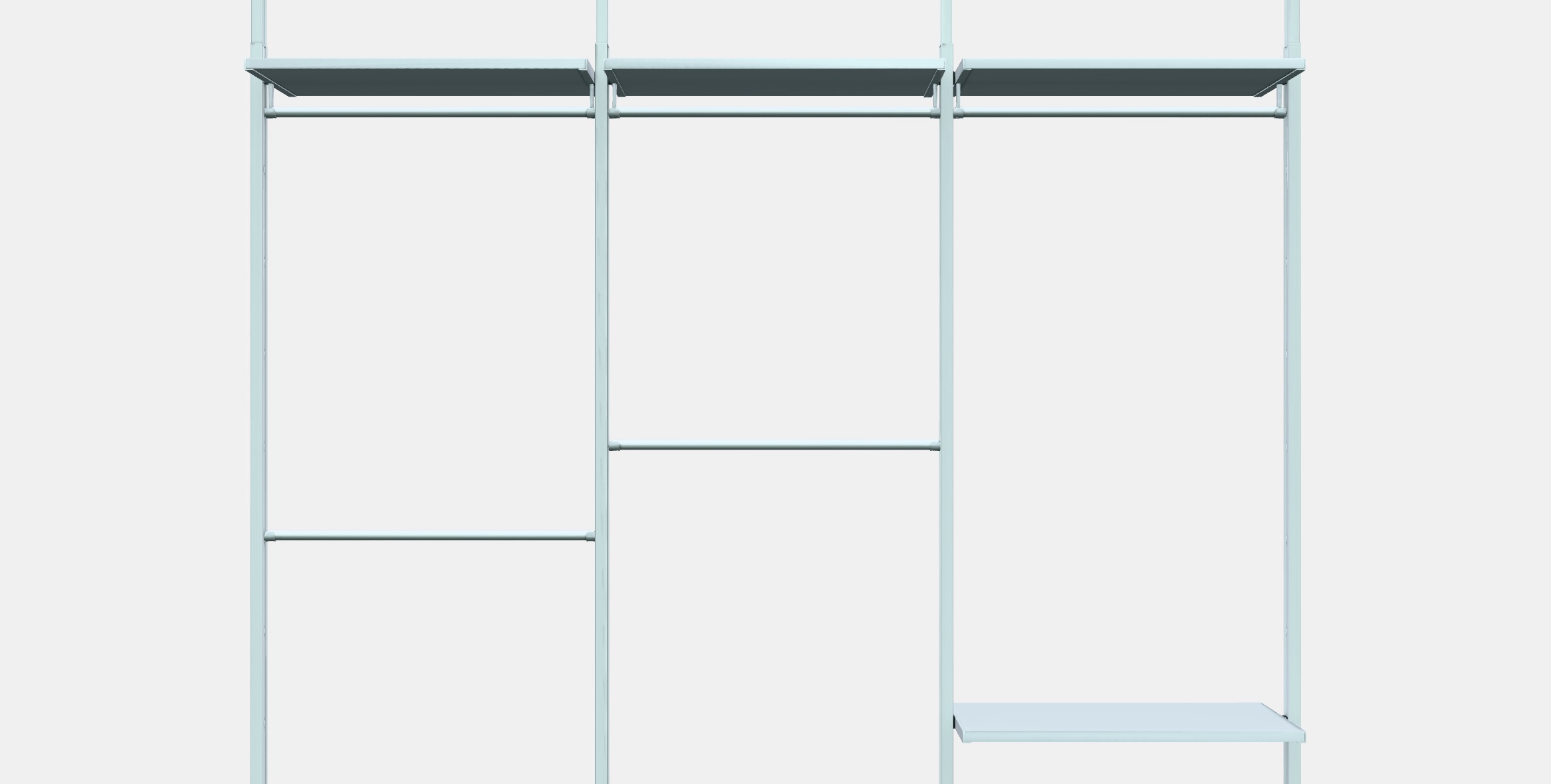 ELVARLI Wardrobe combination 18 Low-poly 3D model_13