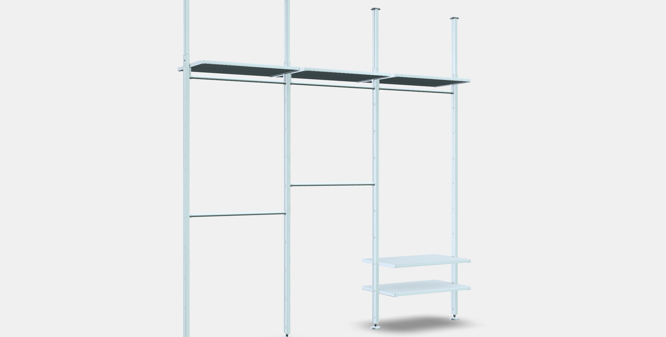 ELVARLI Wardrobe combination 18 Low-poly 3D model_9