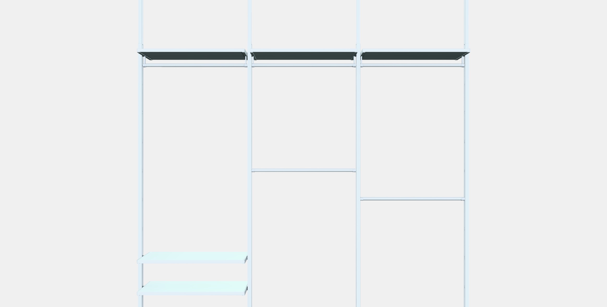 ELVARLI Wardrobe combination 18 Low-poly 3D model_15