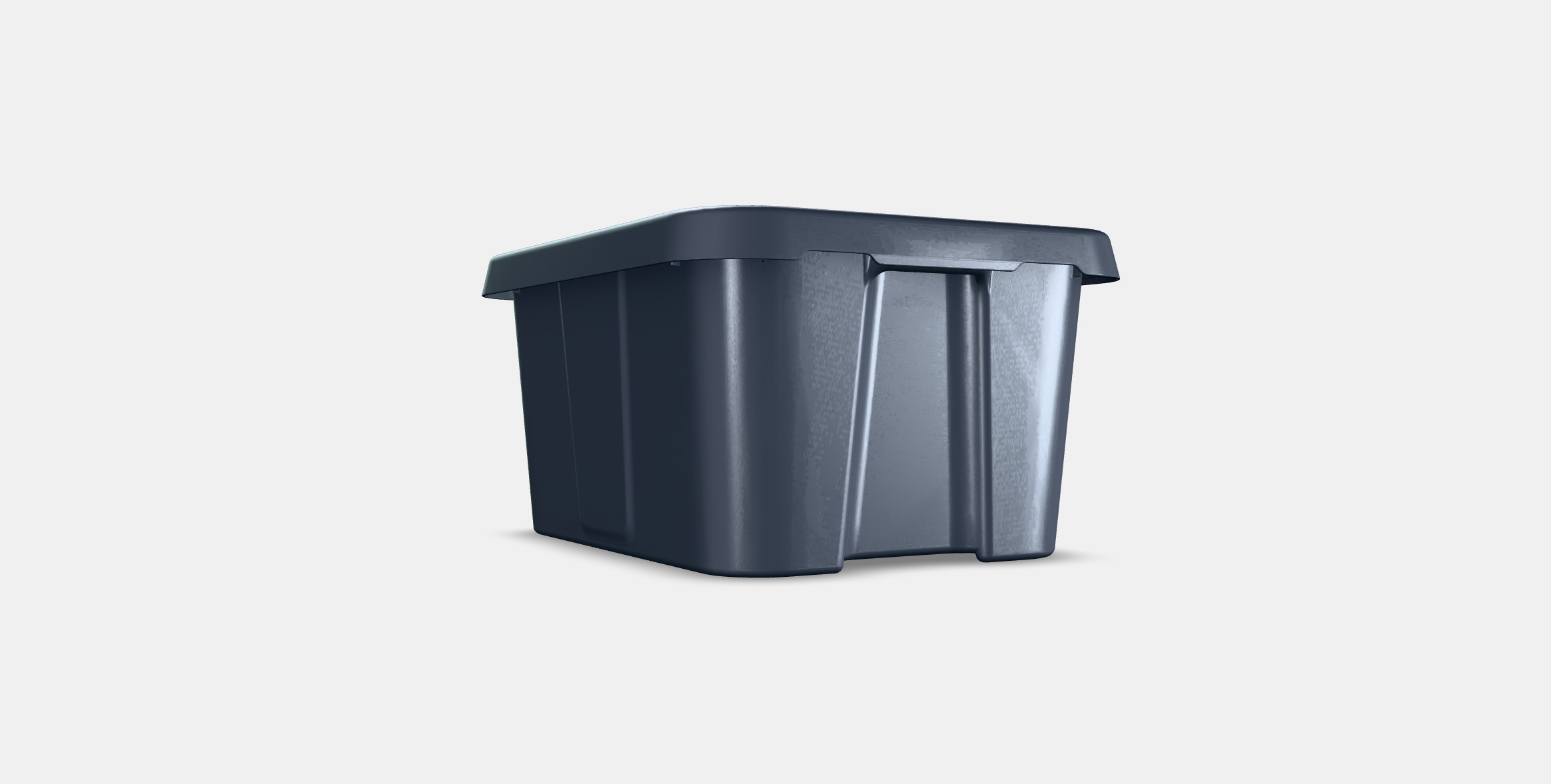 KLAMTARE Box with lid in-outdoor Low-poly 3D model_16