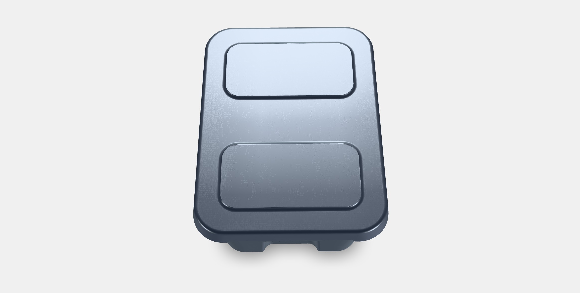 KLAMTARE Box with lid in-outdoor Low-poly 3D model_3