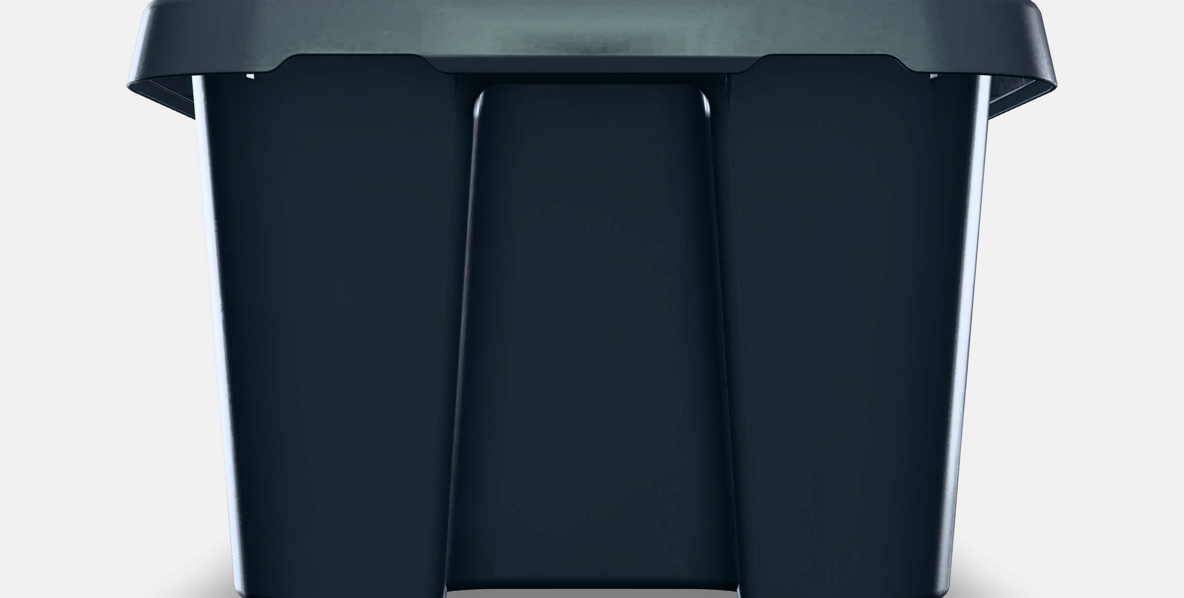 KLAMTARE Box with lid in-outdoor Low-poly 3D model_10