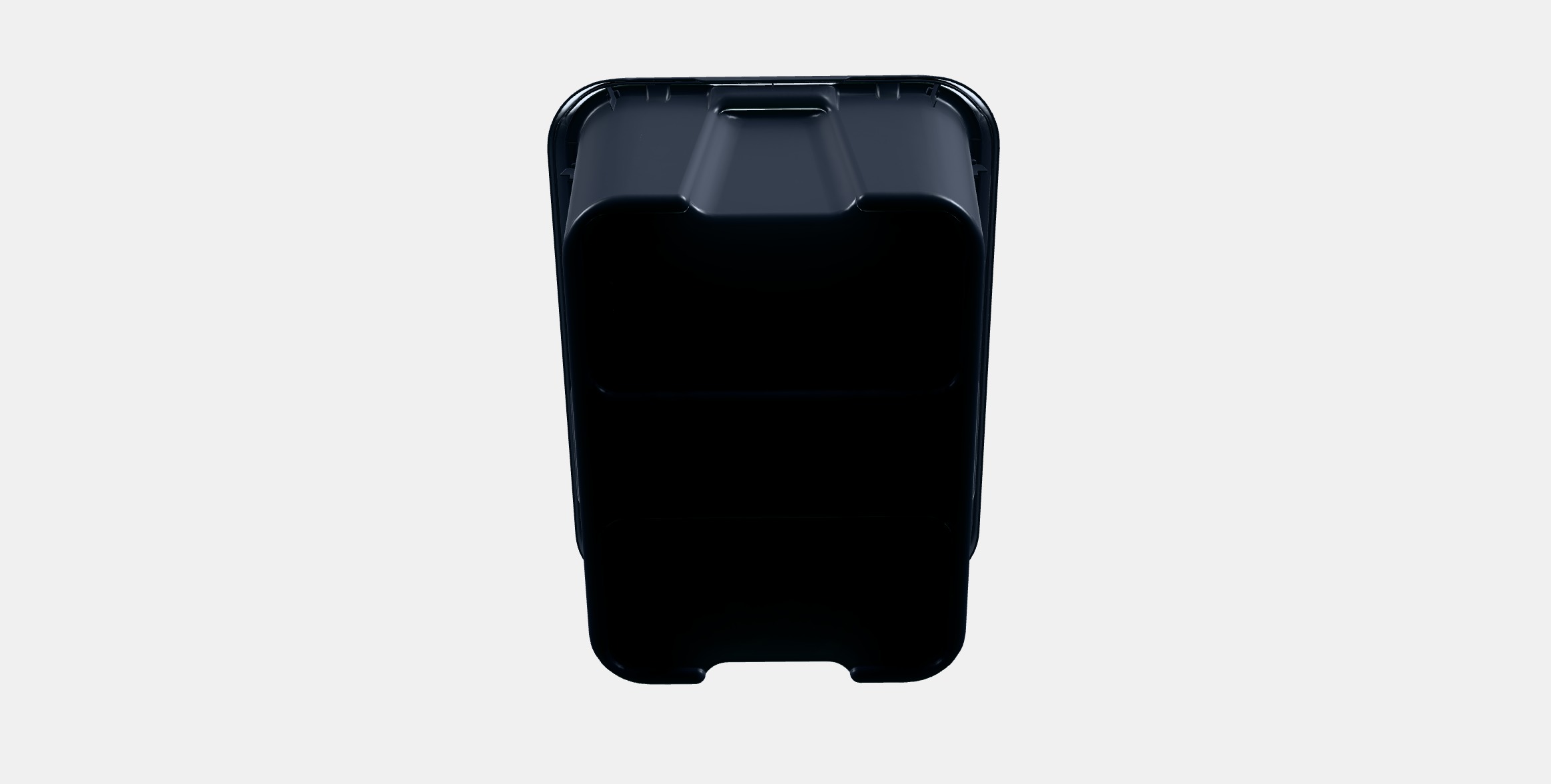 KLAMTARE Box with lid in-outdoor Low-poly 3D model_4