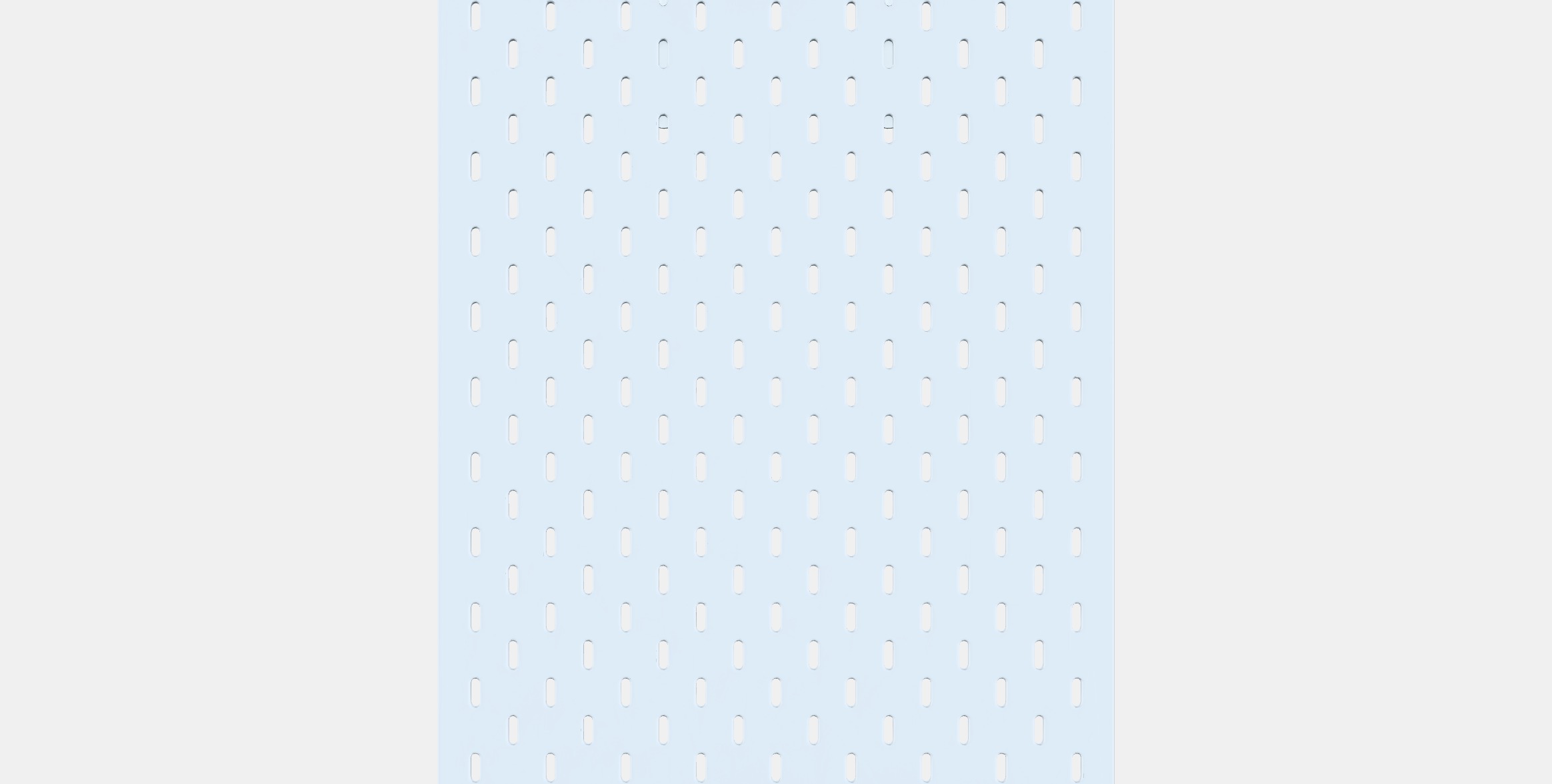 SKADIS Pegboard combination 7 Low-poly 3D model_15