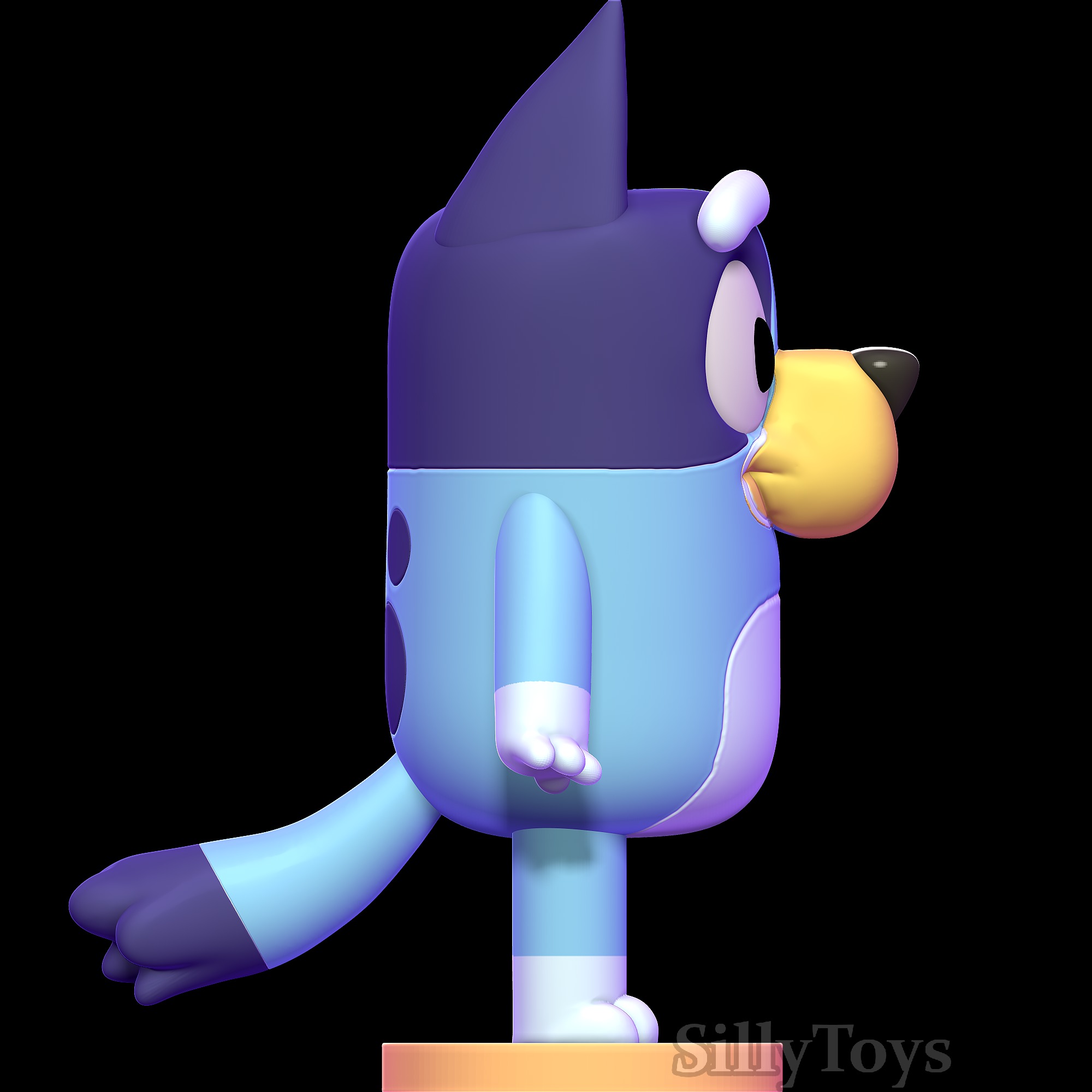 Bluey Heeler 3D print model_2