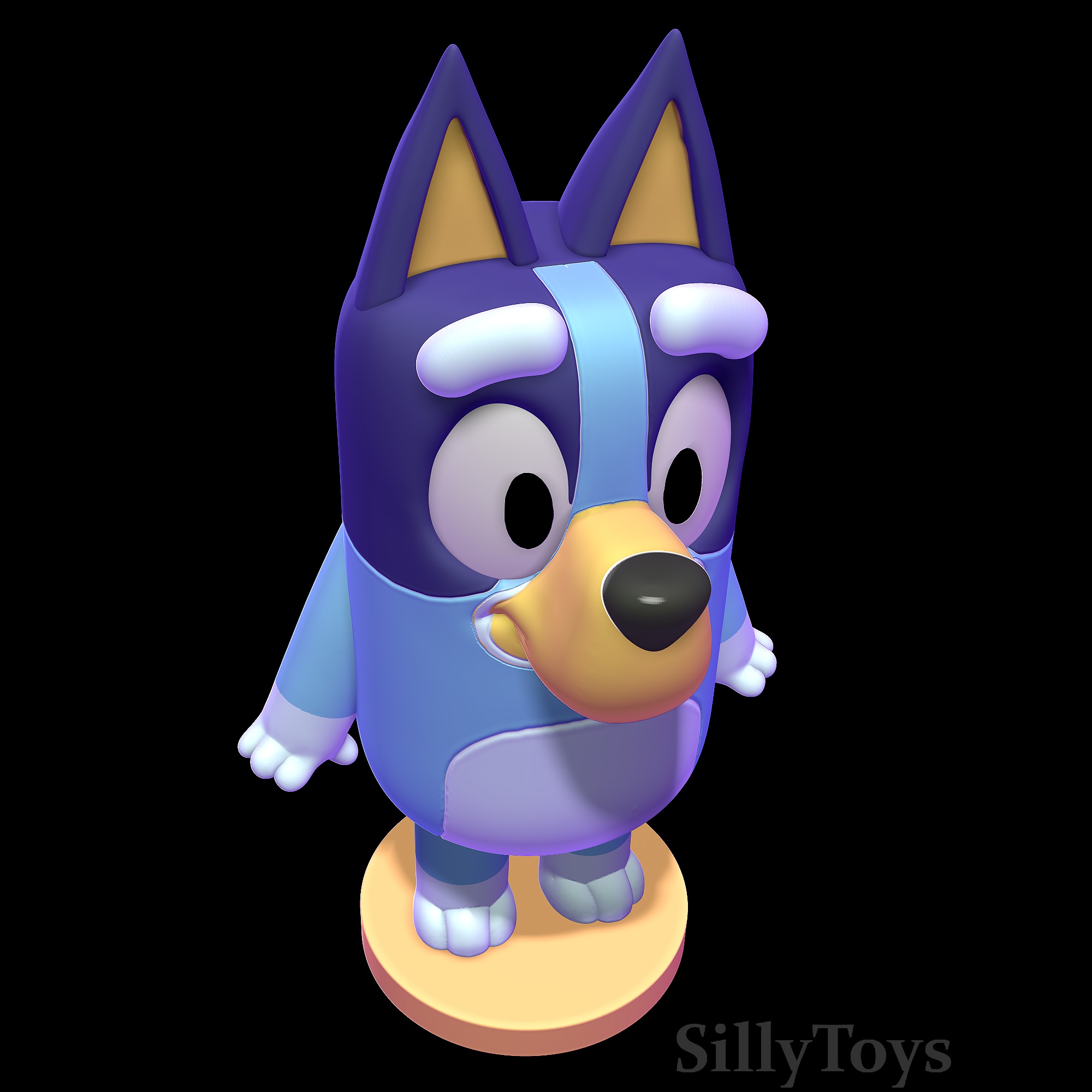 Bluey Heeler 3D print model_4