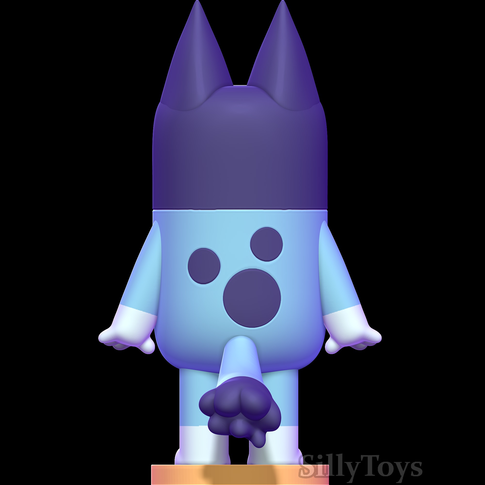 Bluey Heeler 3D print model_3