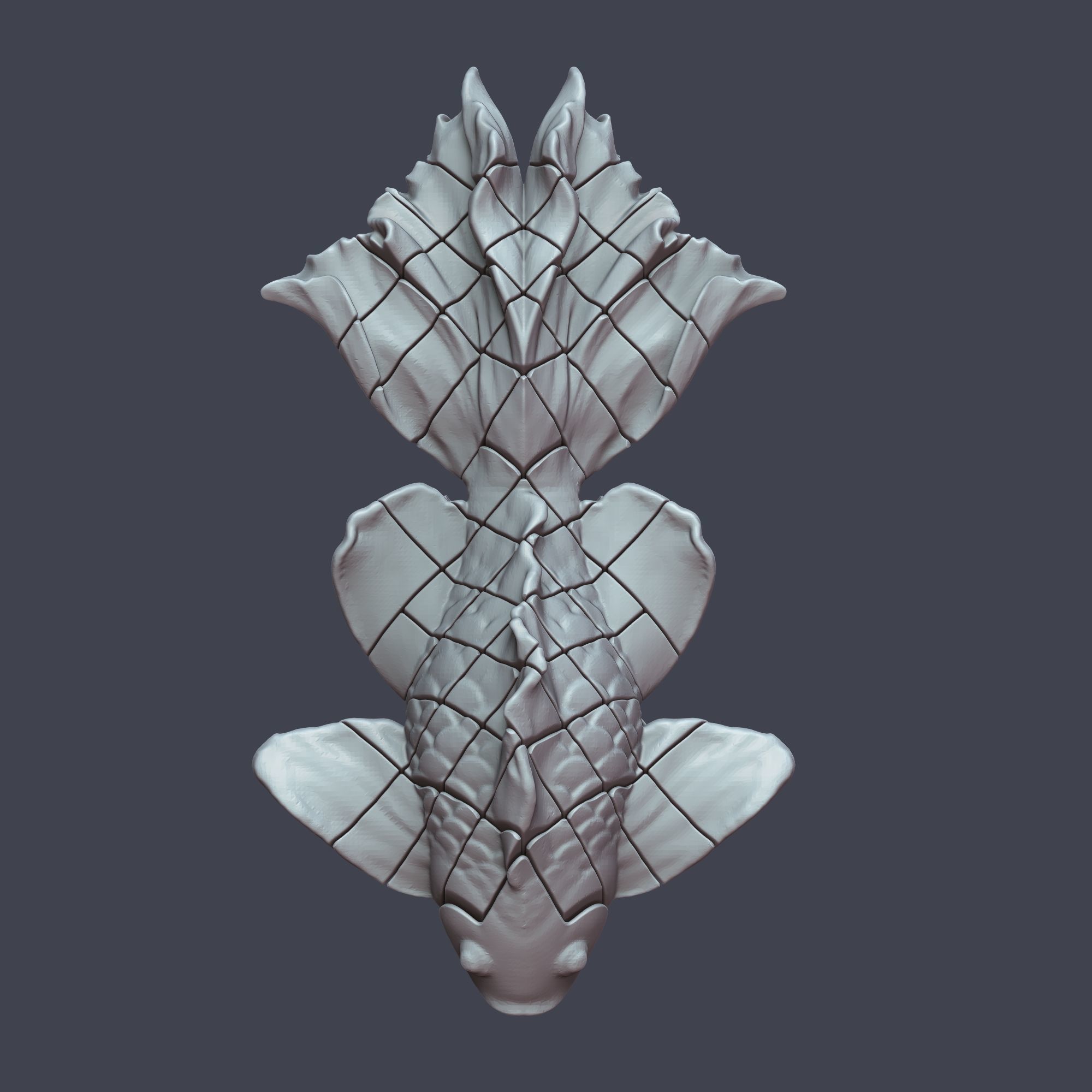 Flexi Goldfish 3D print model 3D print model_4