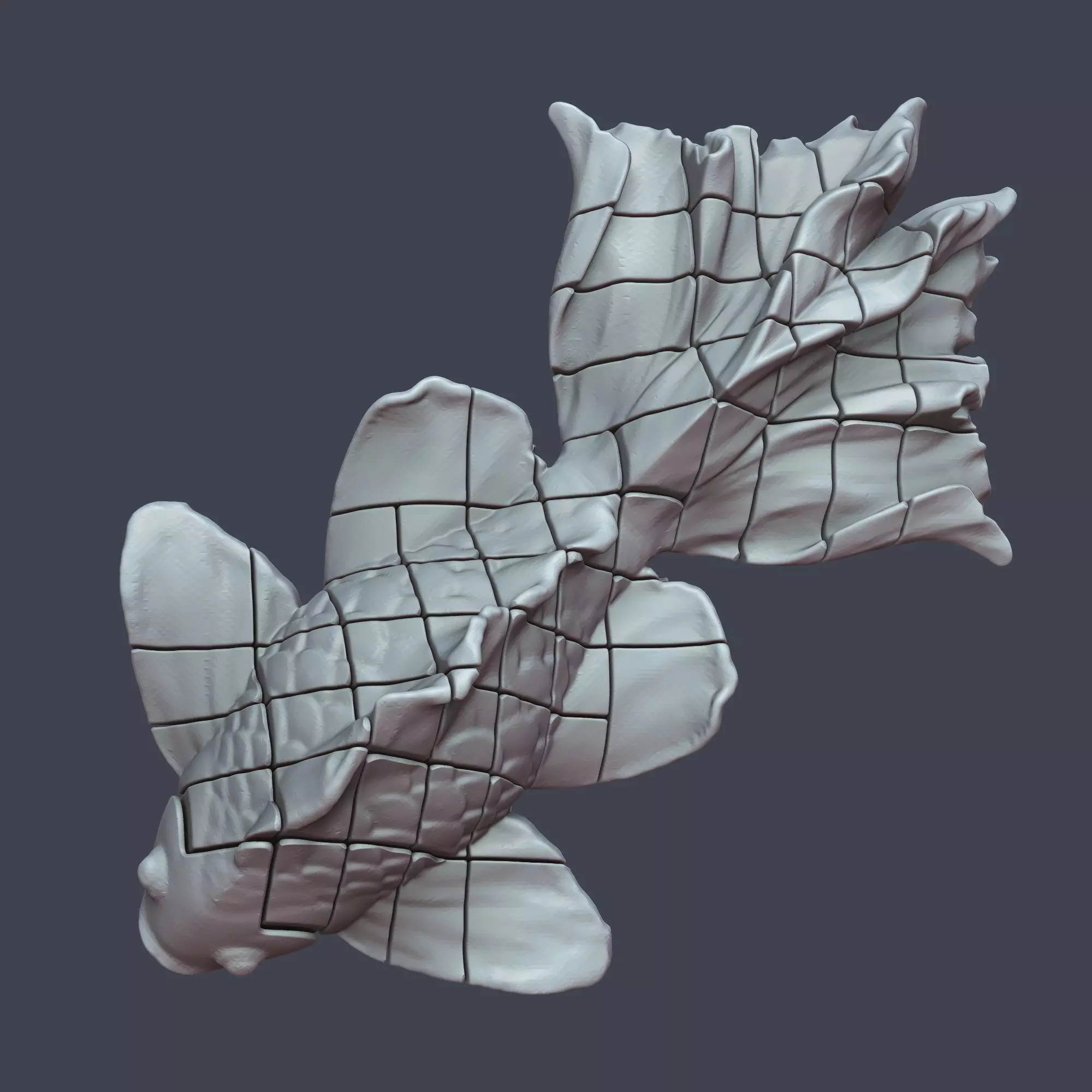 Flexi Goldfish 3D print model 3D print model_0
