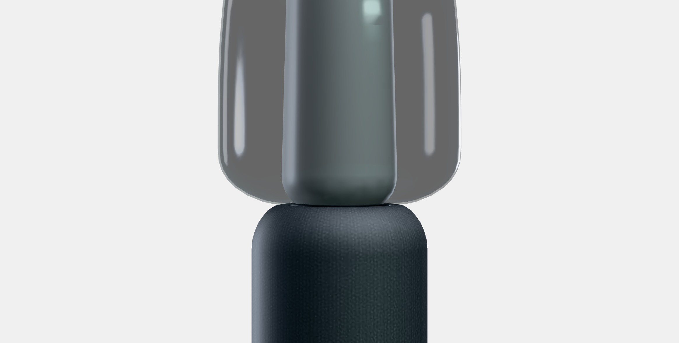 SYMFONISK Speaker lamp w Wi-Fi glass shade Low-poly 3D model_4