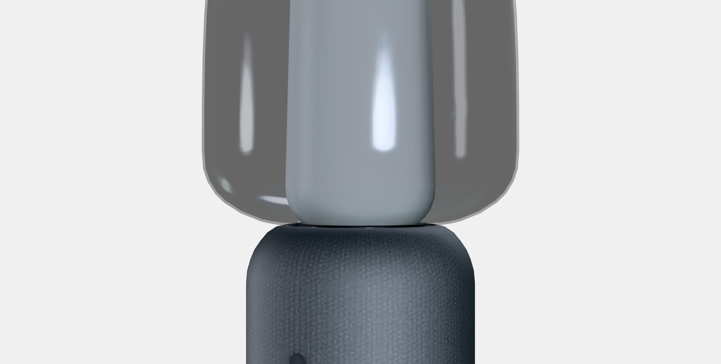 SYMFONISK Speaker lamp w Wi-Fi glass shade Low-poly 3D model_15