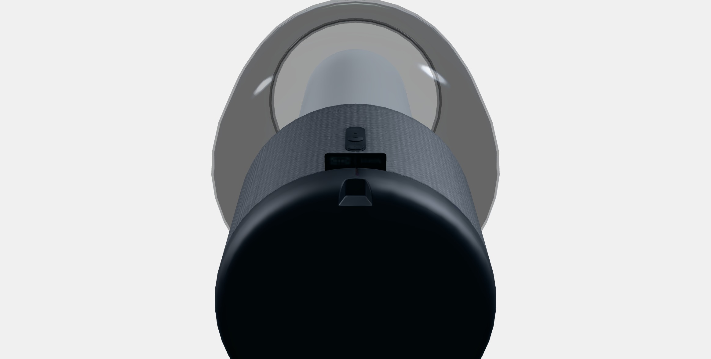 SYMFONISK Speaker lamp w Wi-Fi glass shade Low-poly 3D model_14