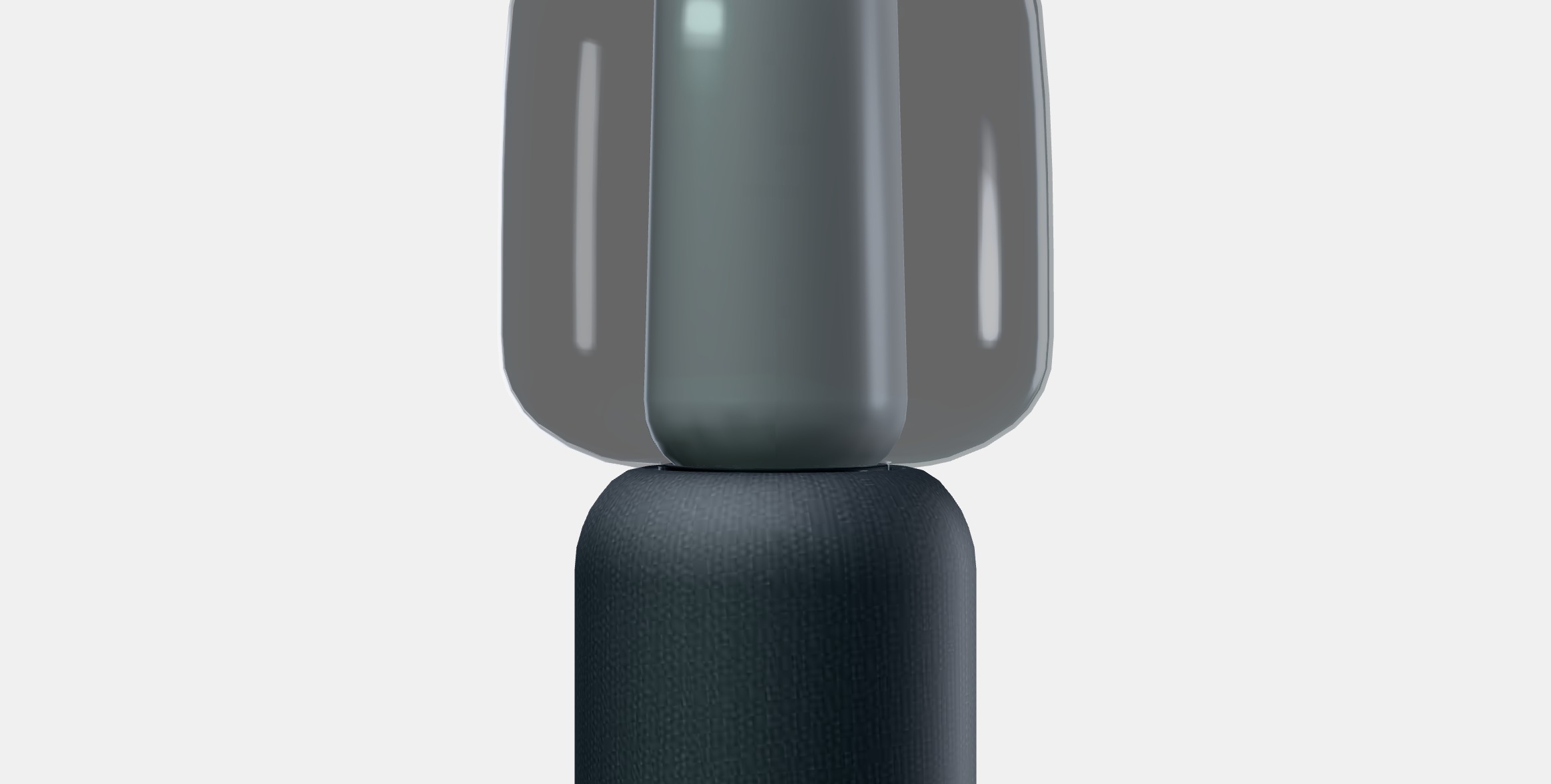 SYMFONISK Speaker lamp w Wi-Fi glass shade Low-poly 3D model_12