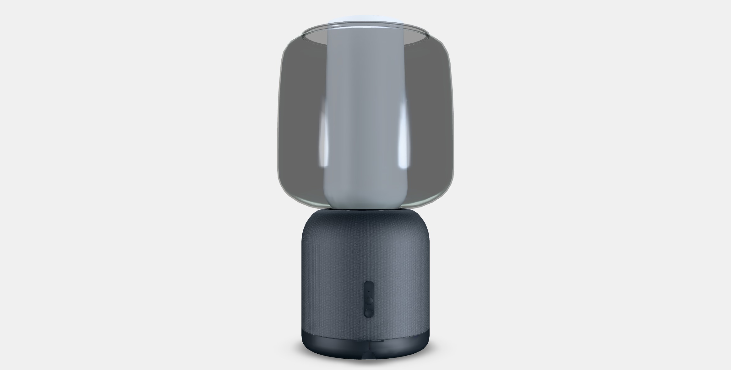 SYMFONISK Speaker lamp w Wi-Fi glass shade Low-poly 3D model_16