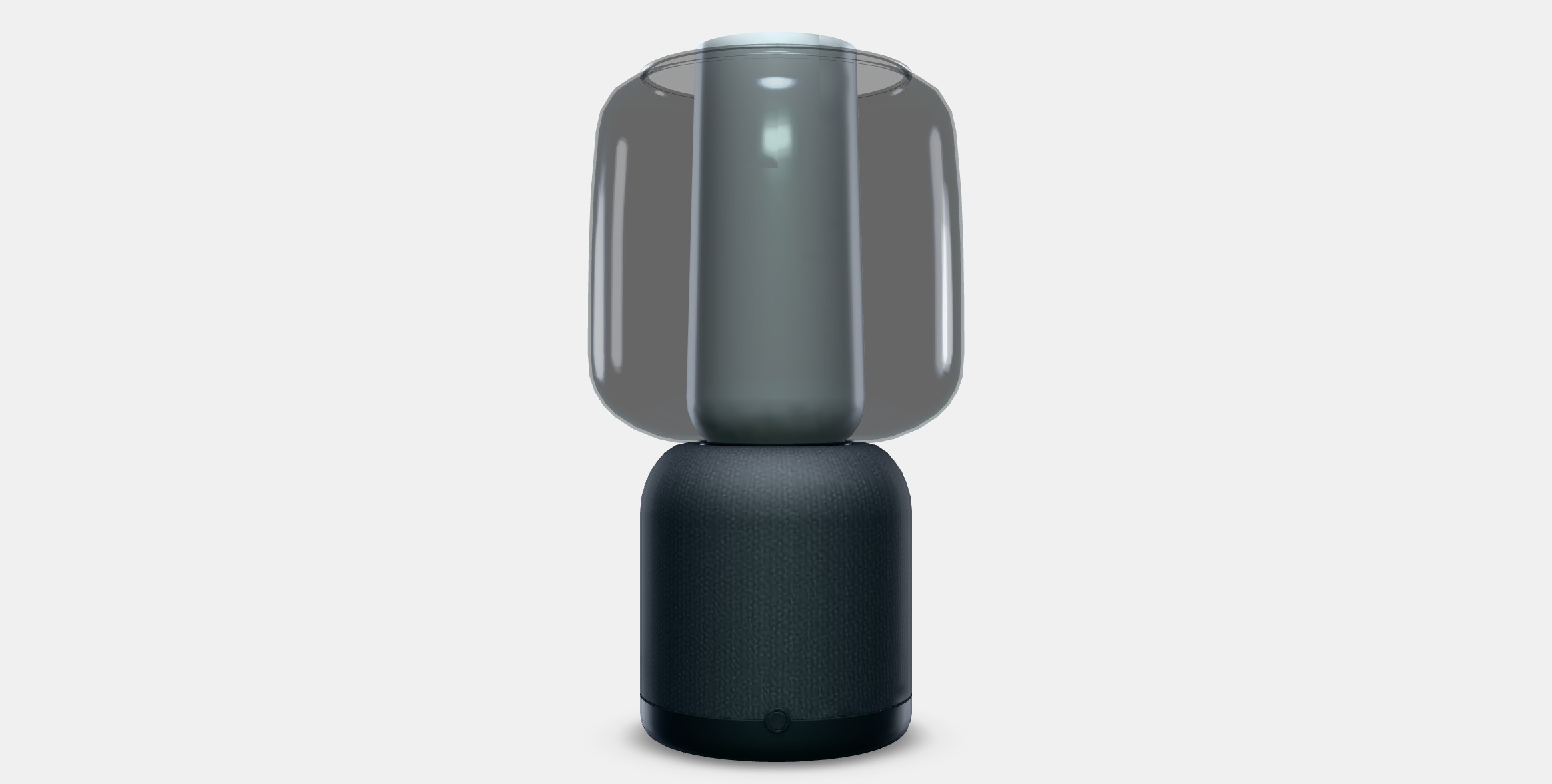 SYMFONISK Speaker lamp w Wi-Fi glass shade Low-poly 3D model_11
