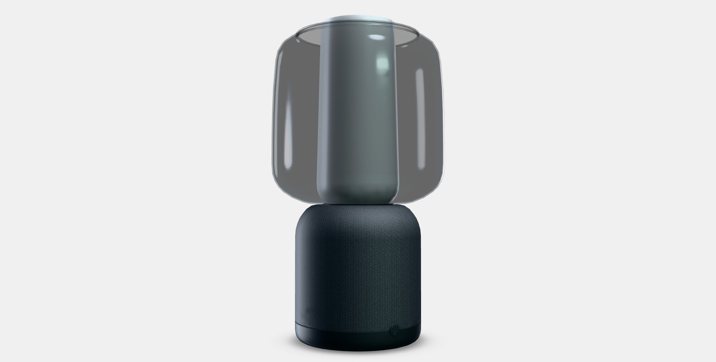 SYMFONISK Speaker lamp w Wi-Fi glass shade Low-poly 3D model_6