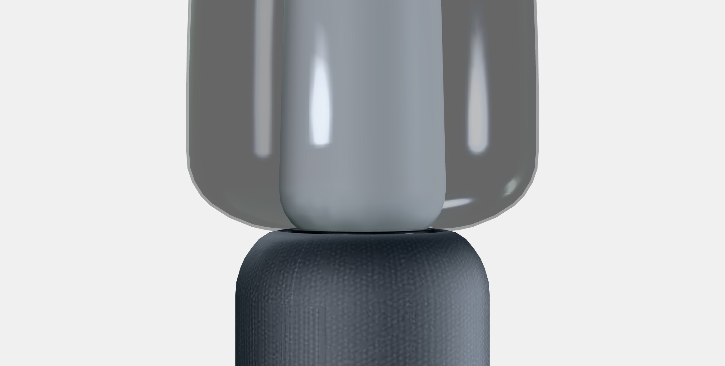 SYMFONISK Speaker lamp w Wi-Fi glass shade Low-poly 3D model_5