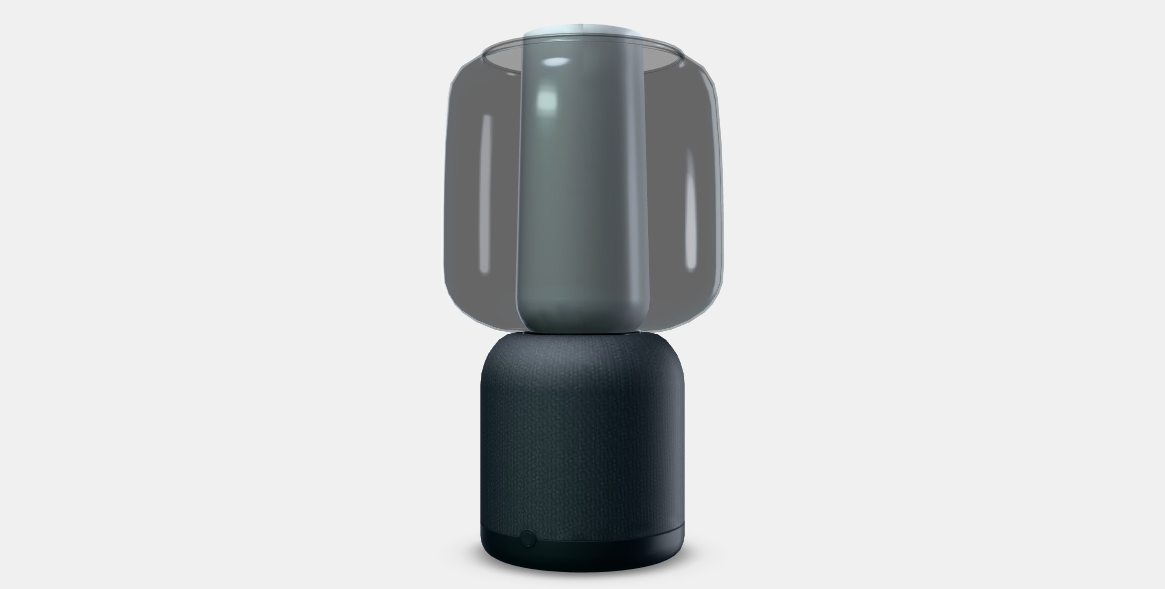 SYMFONISK Speaker lamp w Wi-Fi glass shade Low-poly 3D model_8