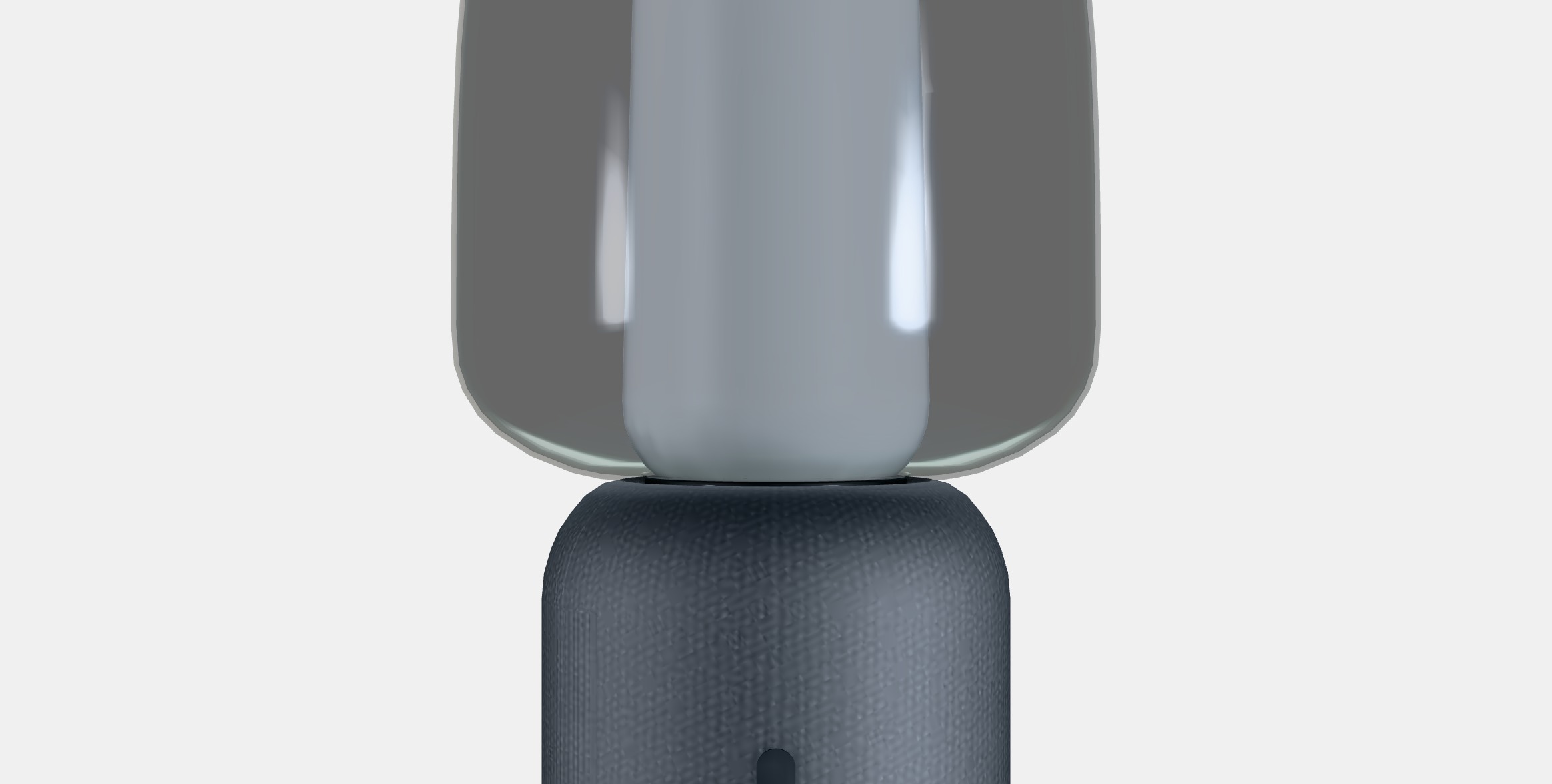 SYMFONISK Speaker lamp w Wi-Fi glass shade Low-poly 3D model_9