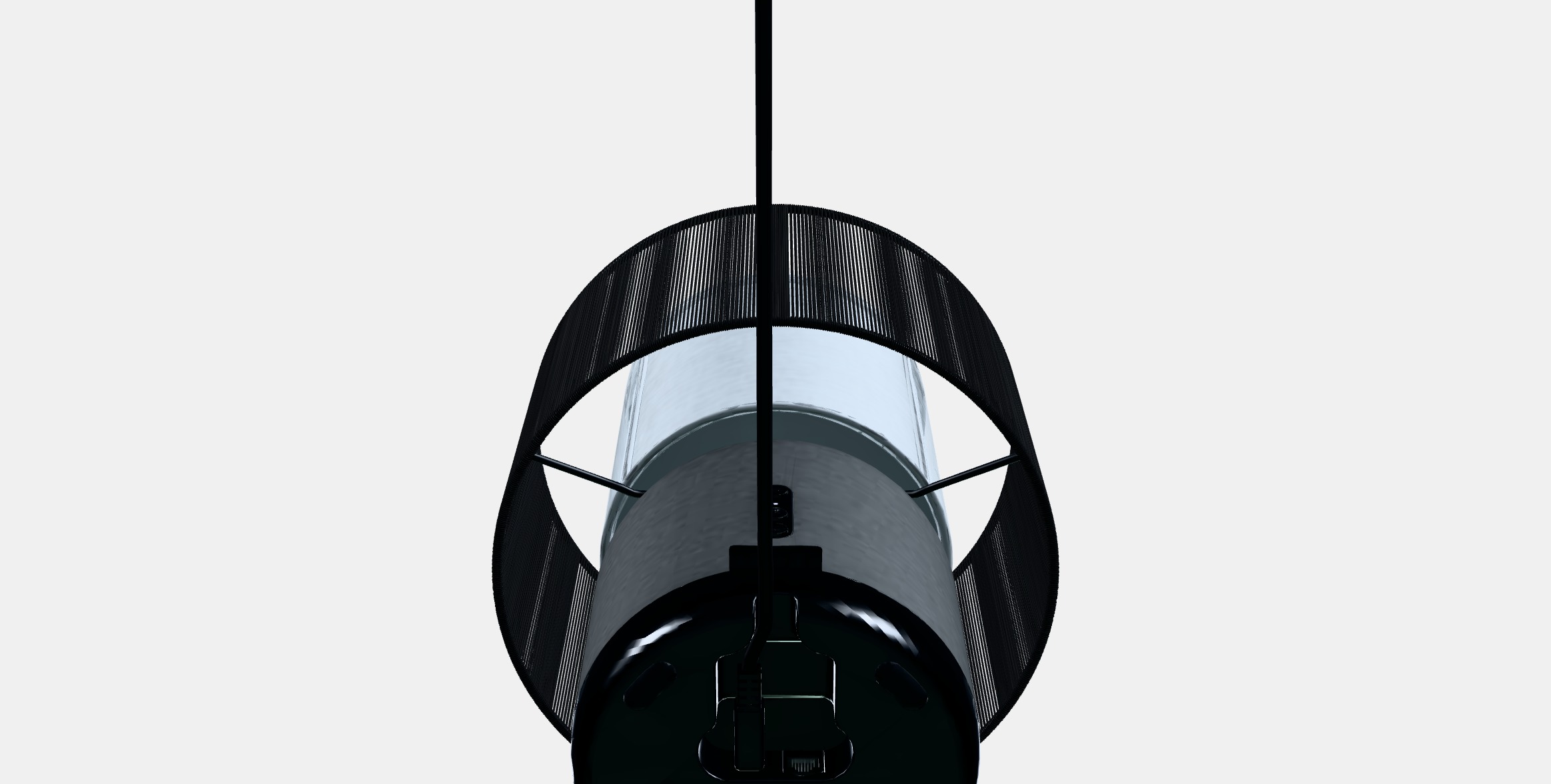 SYMFONISK Speaker lamp w Wi-Fi textile shade Low-poly 3D model_8