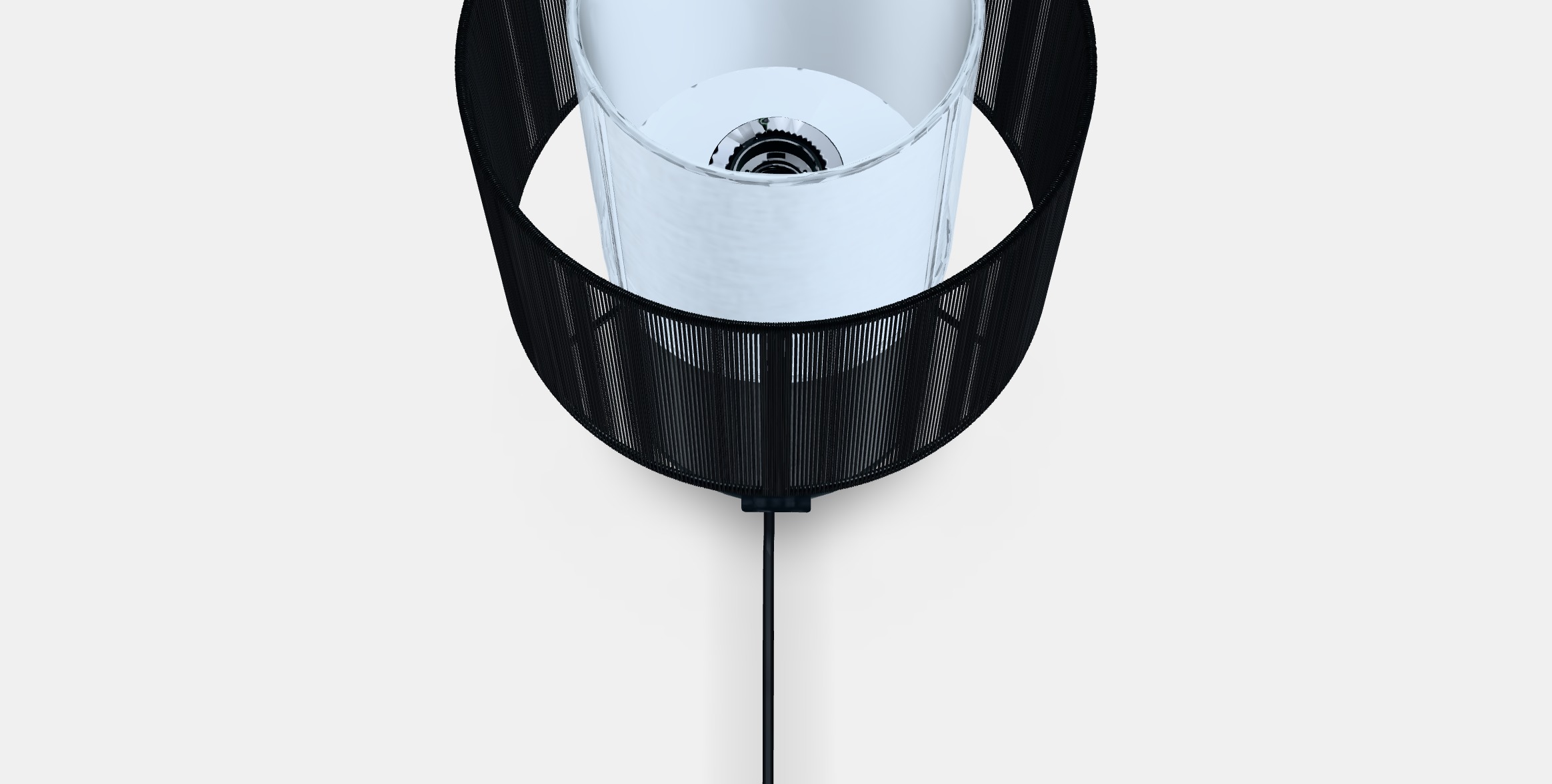 SYMFONISK Speaker lamp w Wi-Fi textile shade Low-poly 3D model_3