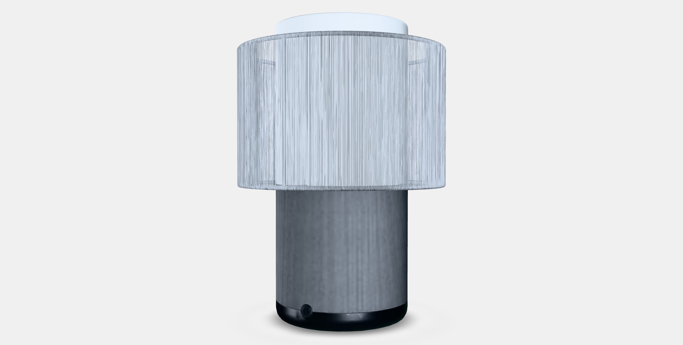 SYMFONISK Speaker lamp w Wi-Fi textile shade 1 Low-poly 3D model_3