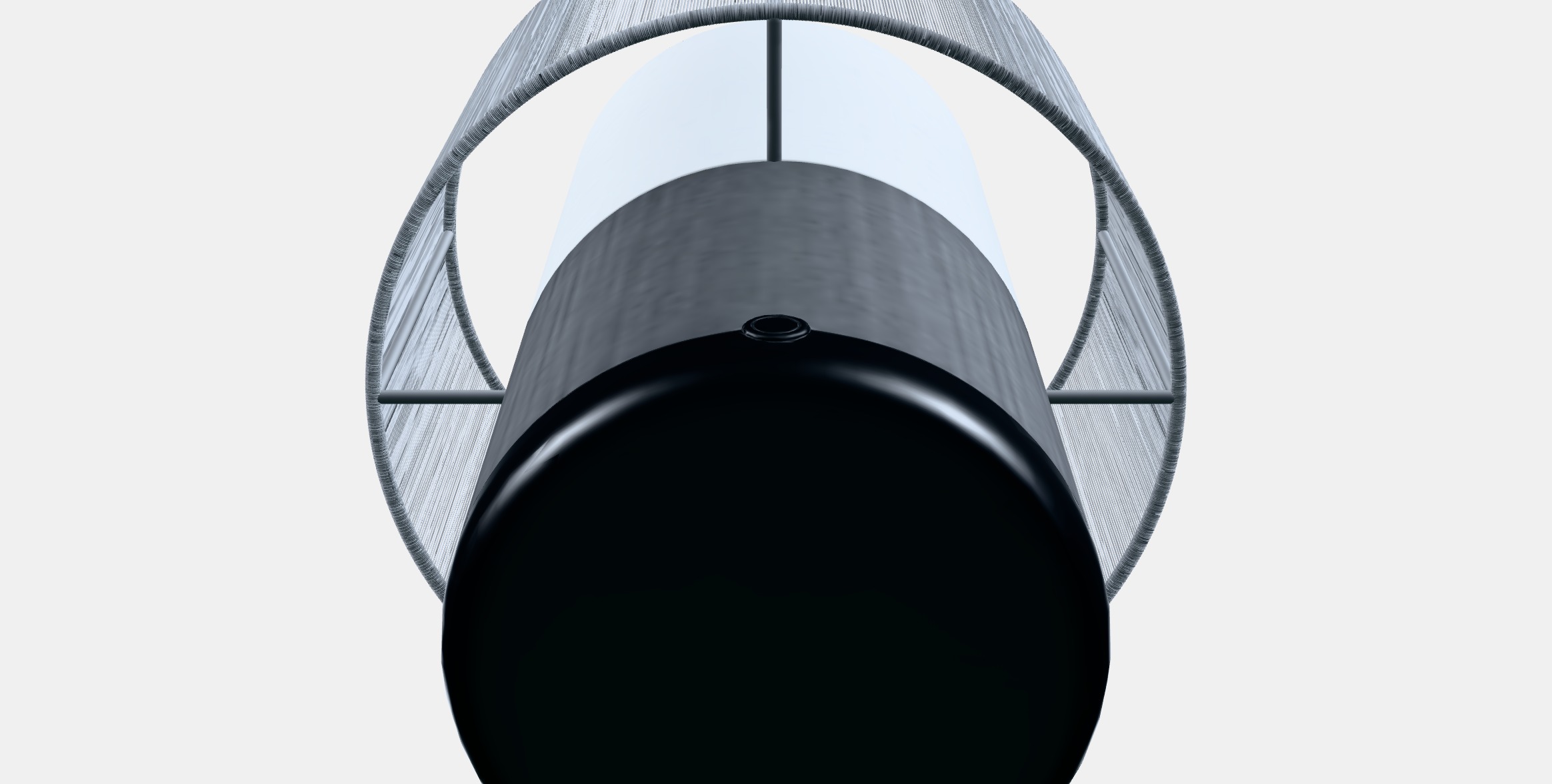 SYMFONISK Speaker lamp w Wi-Fi textile shade 1 Low-poly 3D model_5