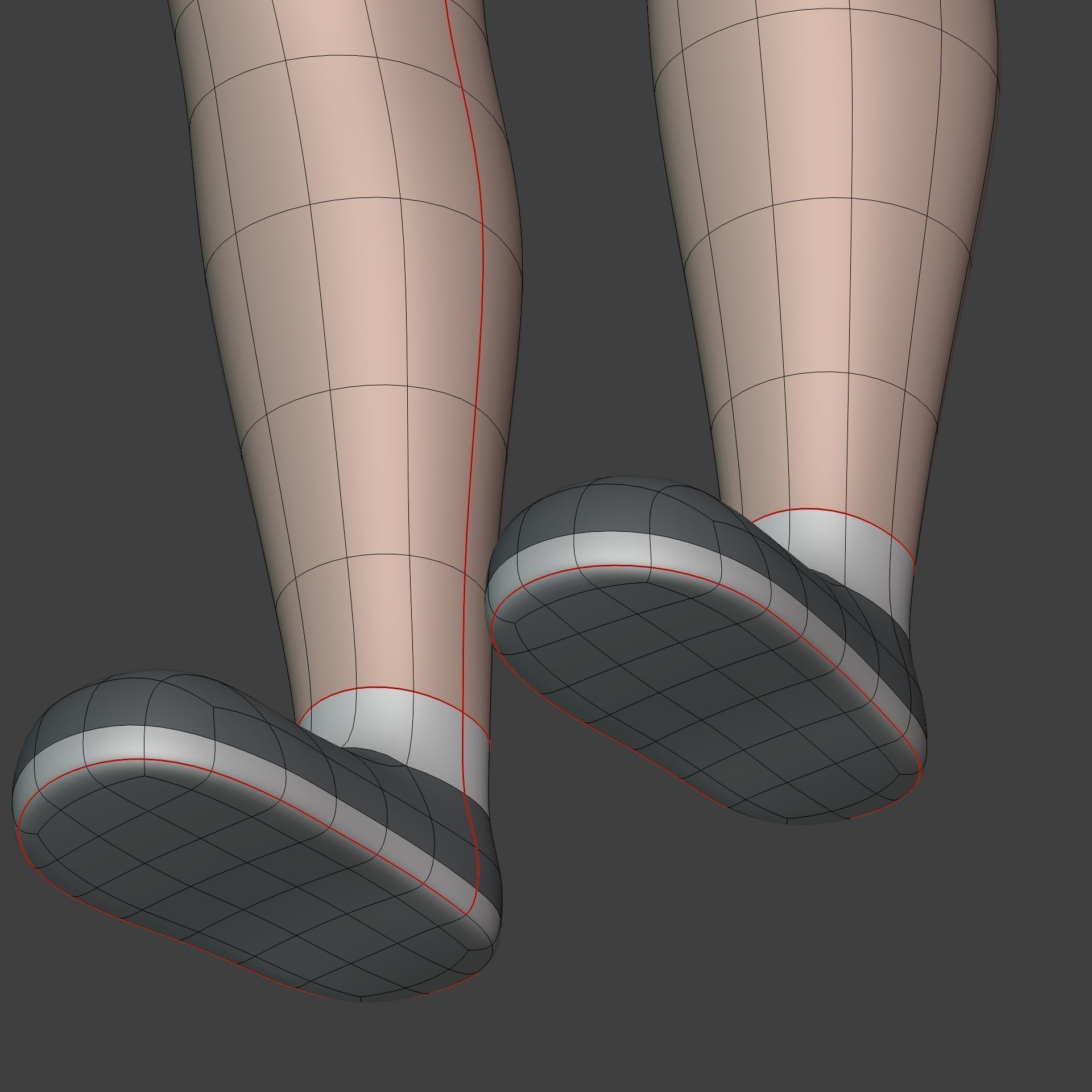 Cartoon Character Man - Boy - Stickman - Athlete - Fitness Coach Low-poly 3D model_23