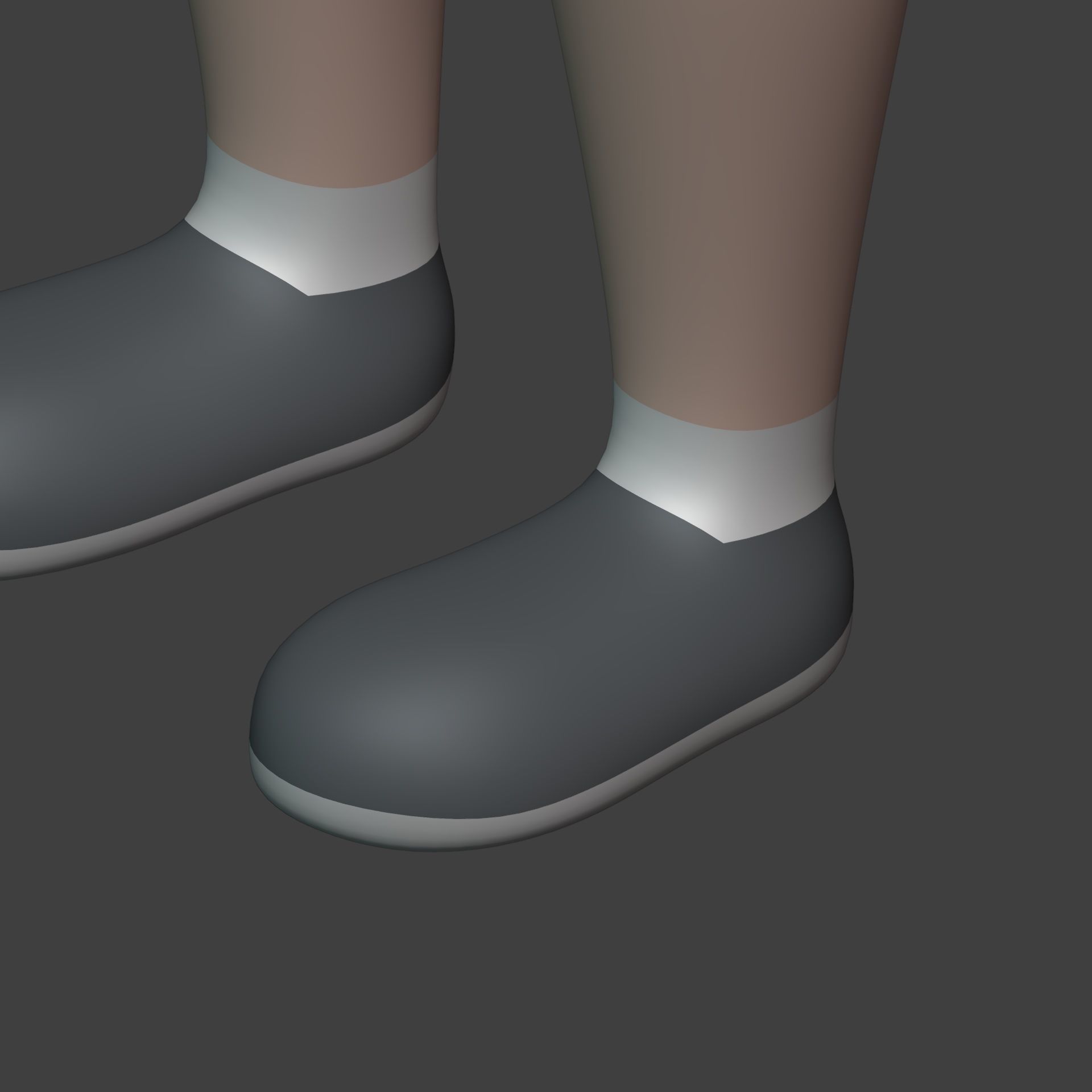 Cartoon Character Man - Boy - Stickman - Athlete - Fitness Coach Low-poly 3D model_20